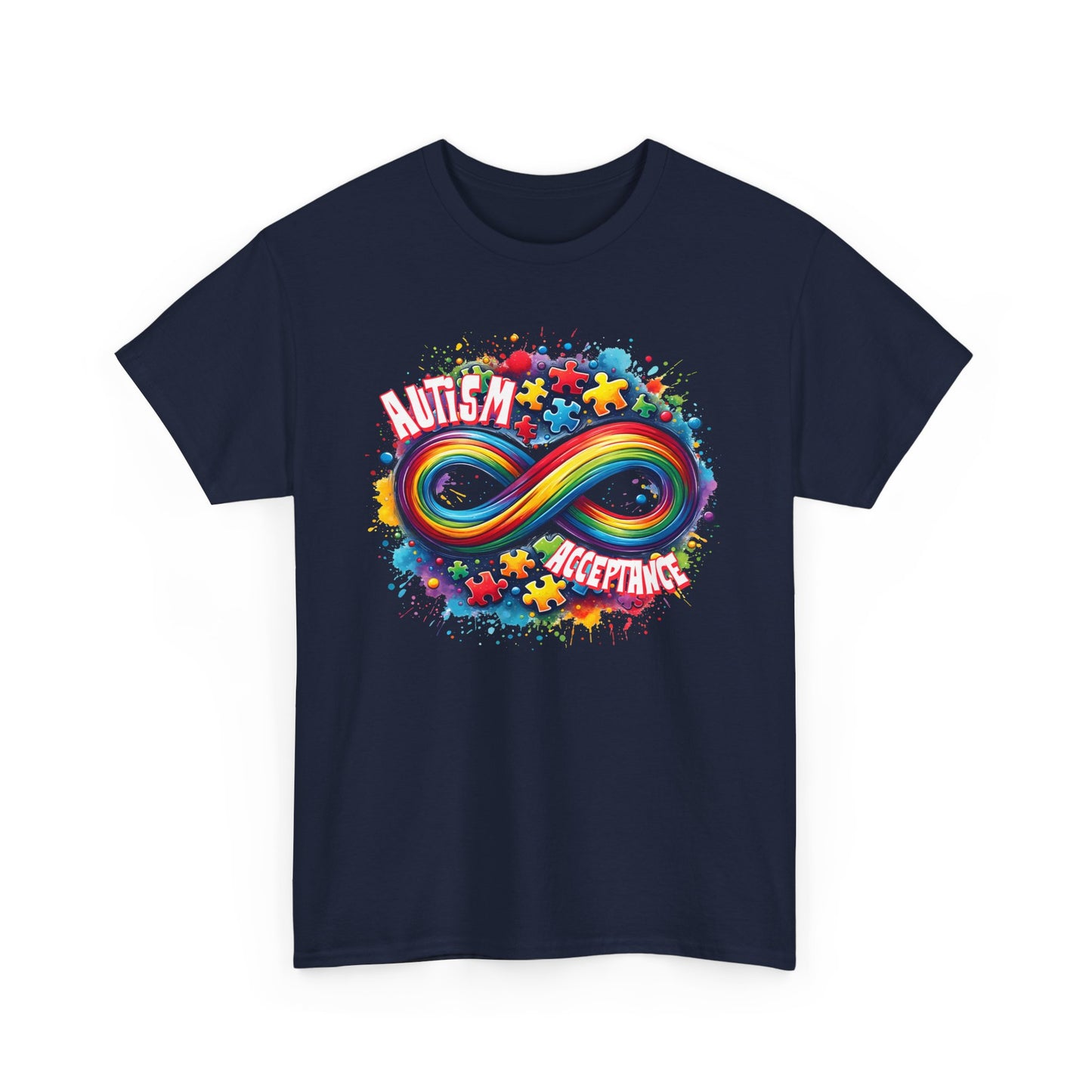 Autism Acceptance Unisex Heavy Cotton Tee