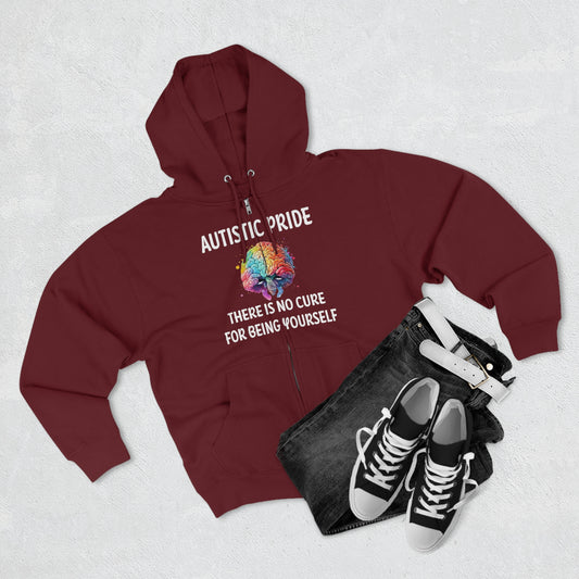 Autistic Pride Unisex Premium Full Zip Hoodie