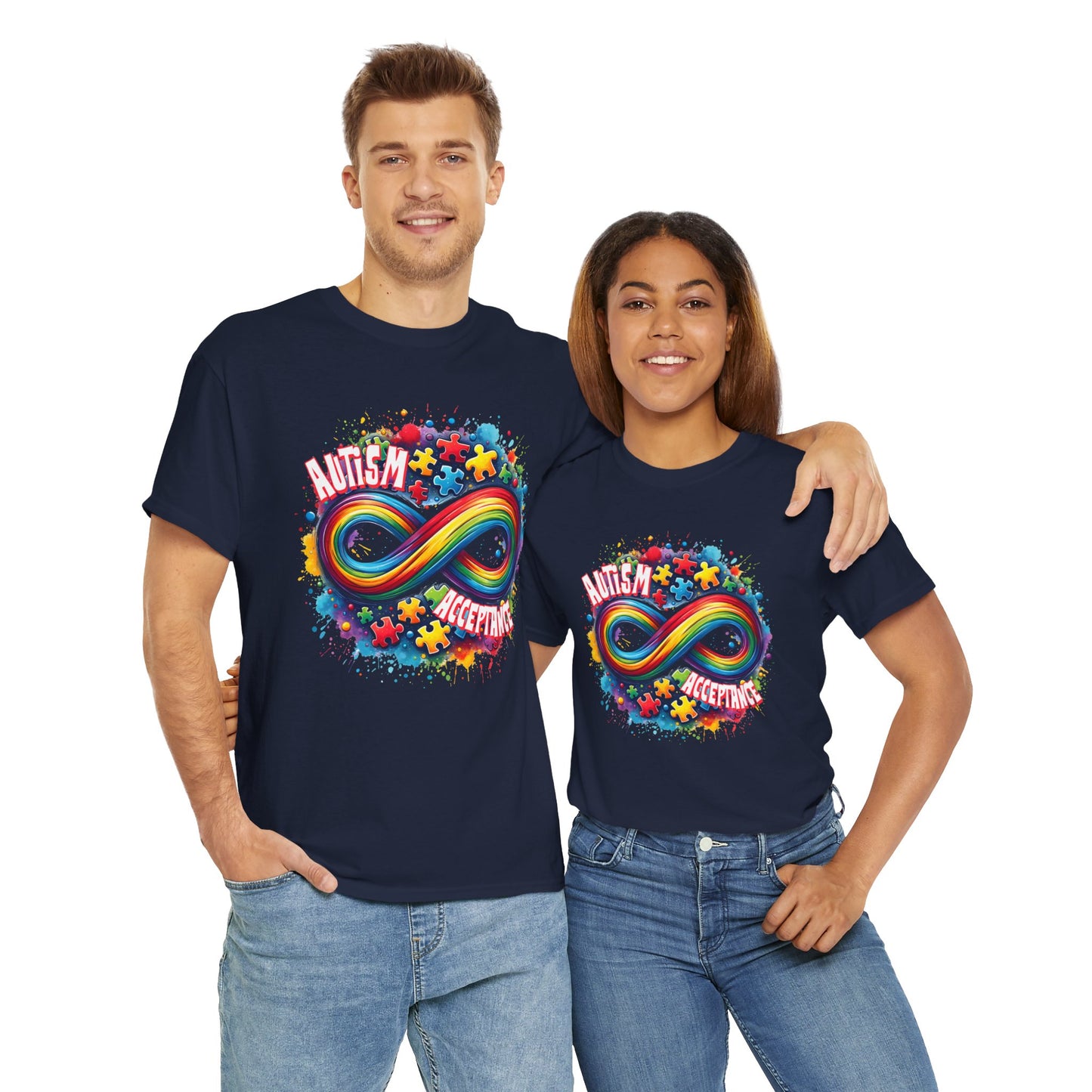 Autism Acceptance Unisex Heavy Cotton Tee