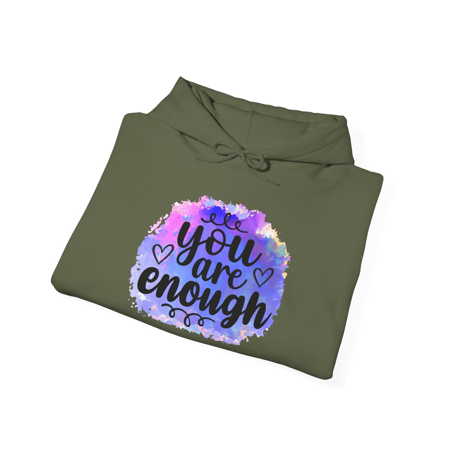 You are enough Unisex Heavy Blend™ Hooded Sweatshirt