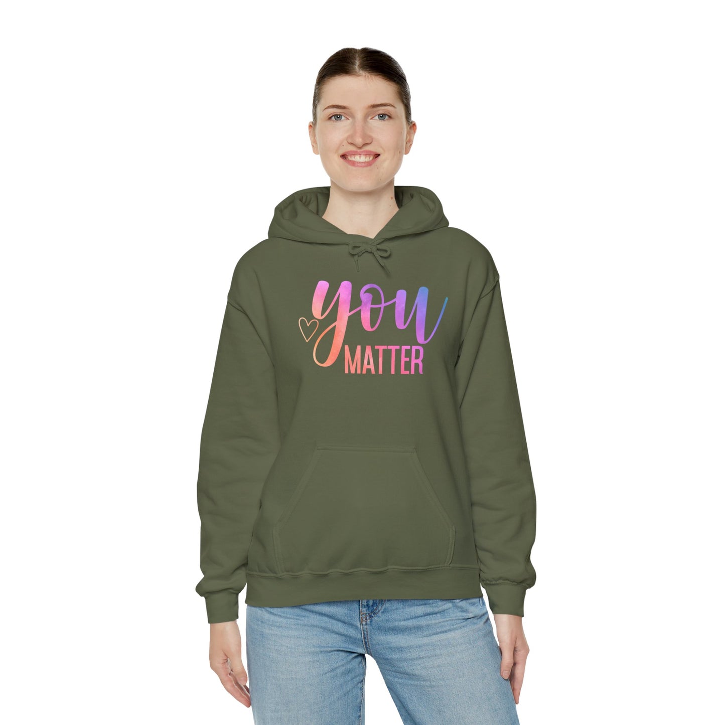 You Matter Unisex Heavy Blend™ Hooded Sweatshirt