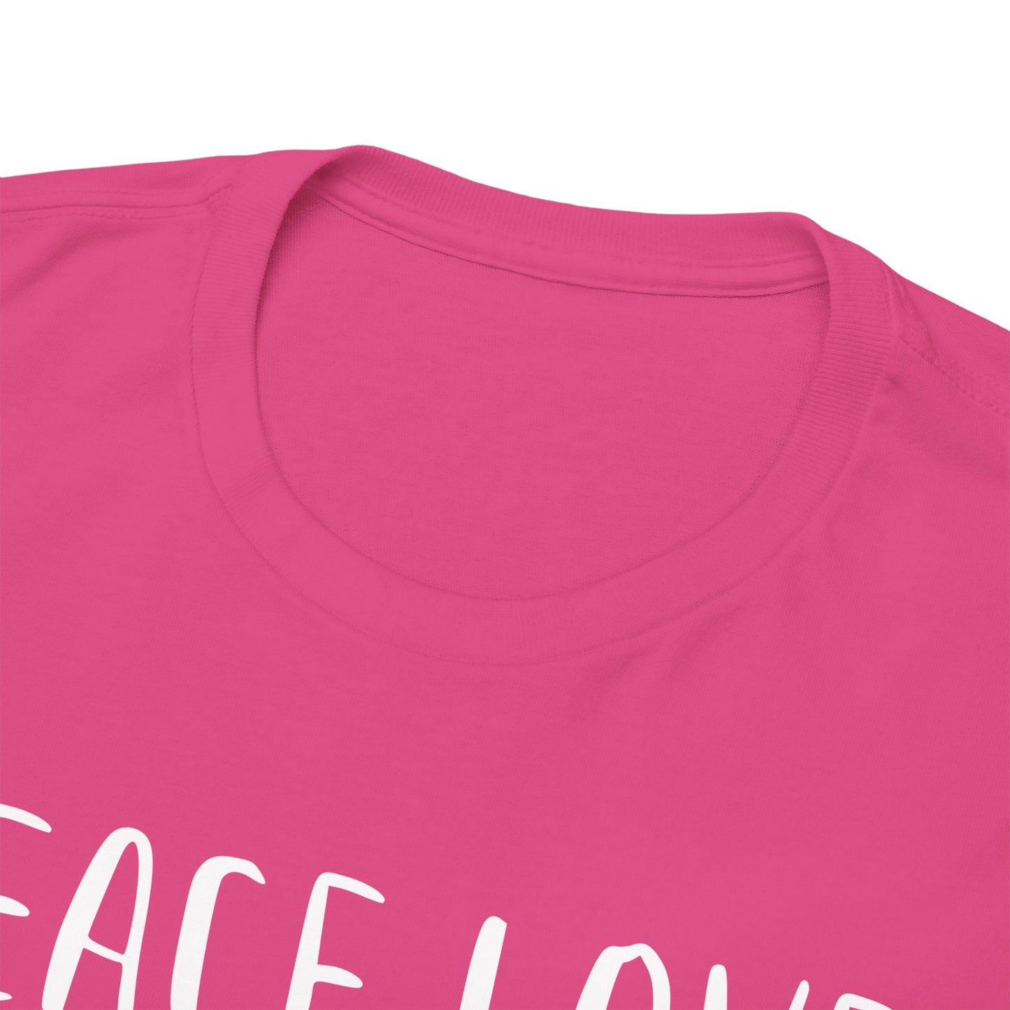 Autism Peace Love Inclusion Unisex Heavy Cotton Tee