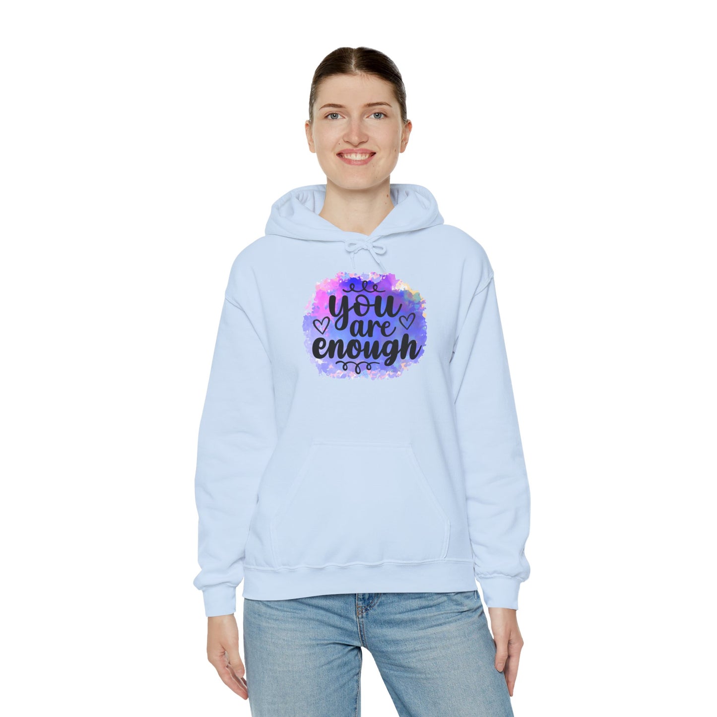 You are enough Unisex Heavy Blend™ Hooded Sweatshirt