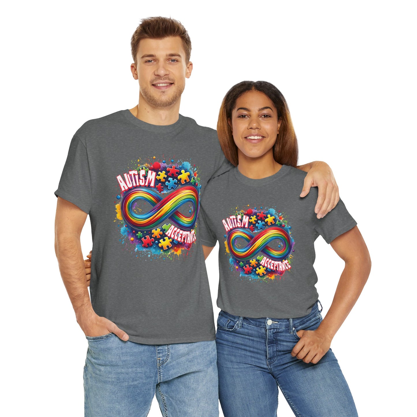 Autism Acceptance Unisex Heavy Cotton Tee