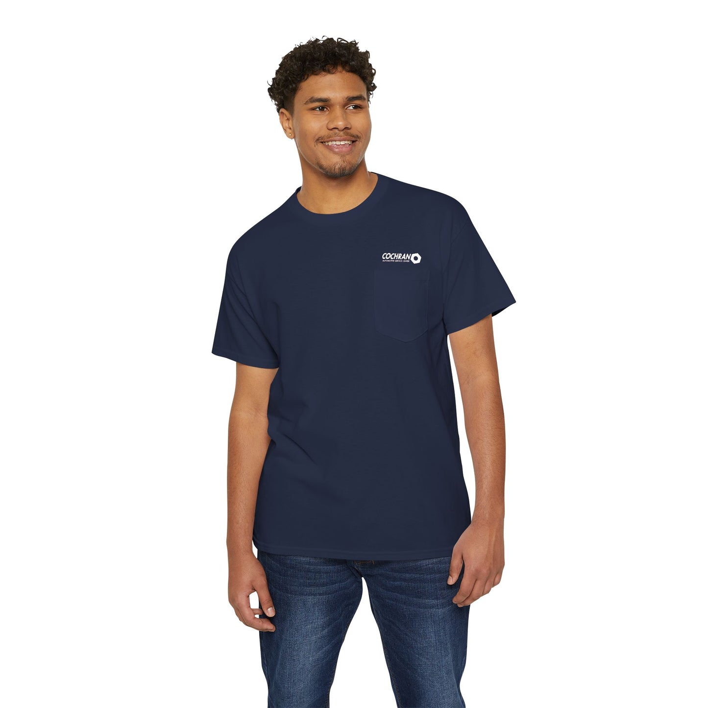 Cochran Auto 1 Unisex Heavy Cotton Pocket Tee