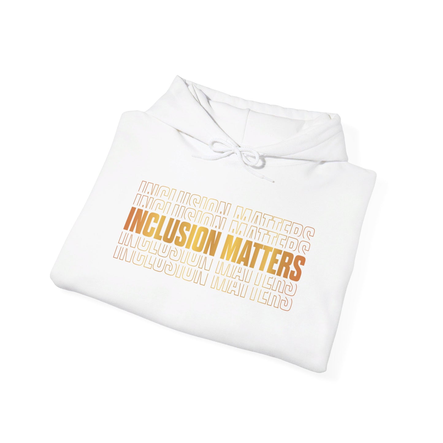 Inclusion Matters Gold Unisex Heavy Blend™ Hooded Sweatshirt