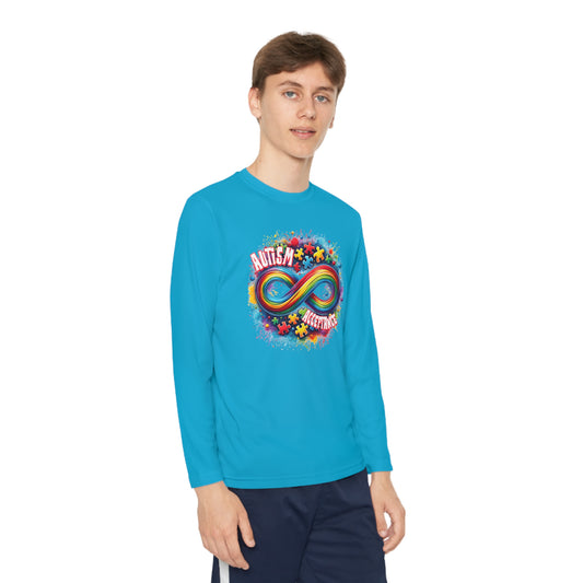 Autism Acceptance Youth Long Sleeve Competitor Tee