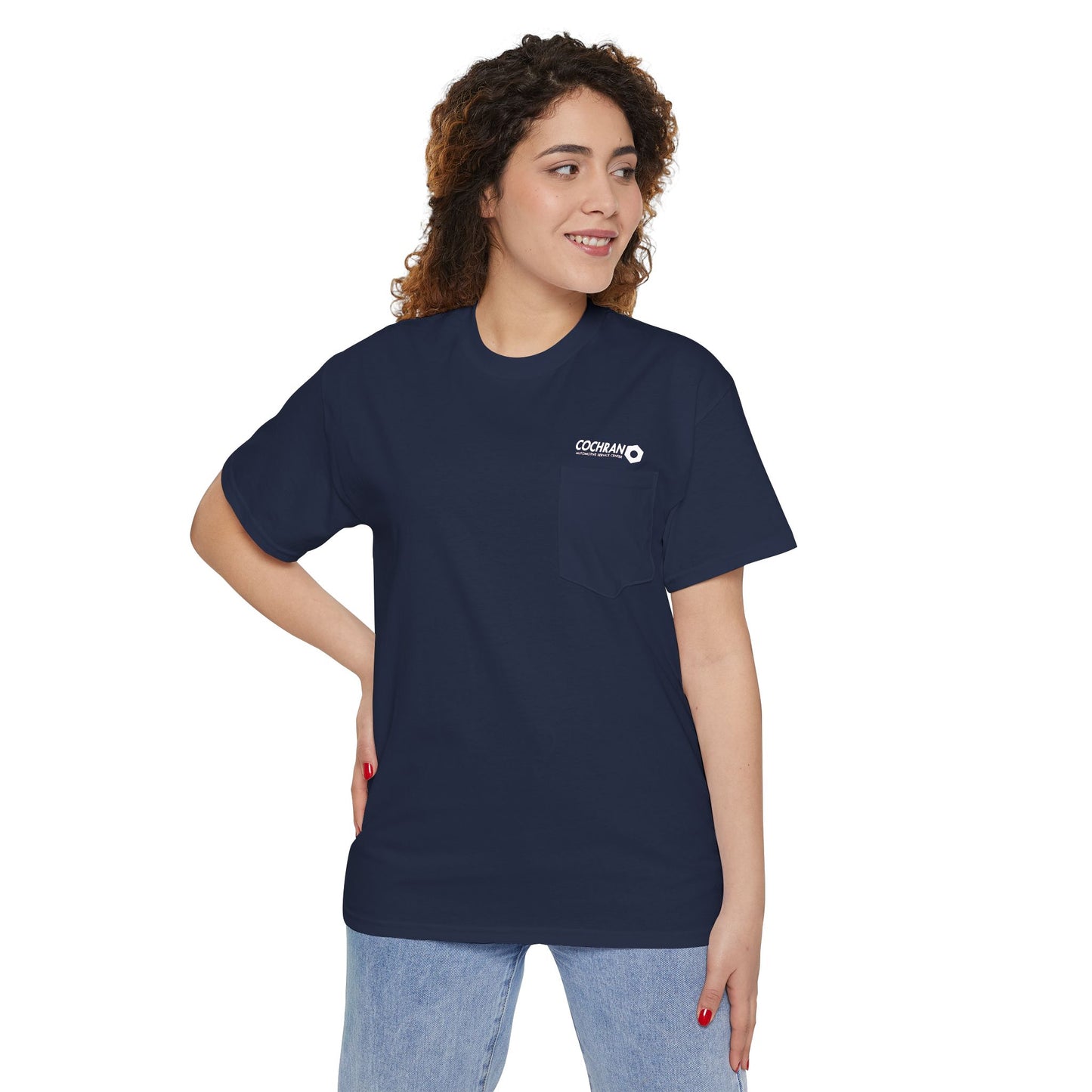 Cochran Auto 1 Unisex Heavy Cotton Pocket Tee