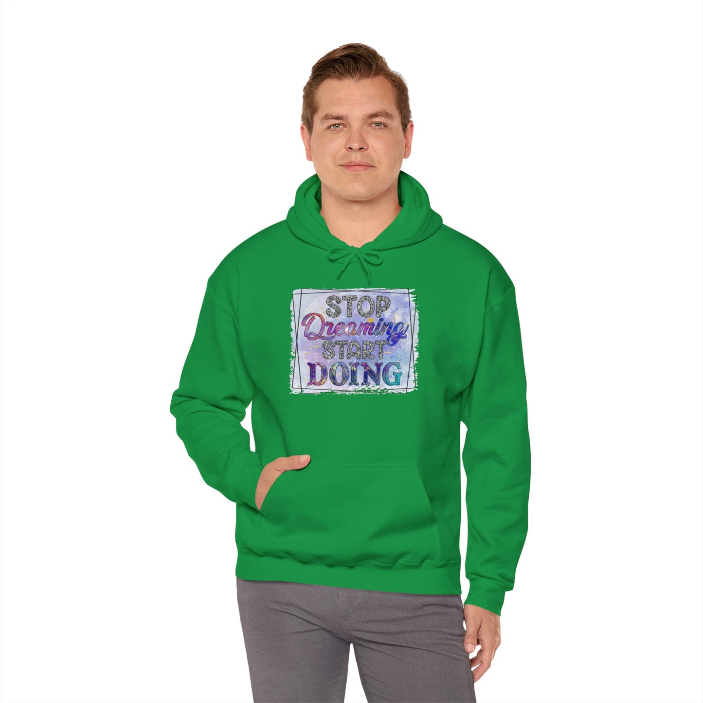 Stop Dreaming Unisex Heavy Blend™ Hooded Sweatshirt