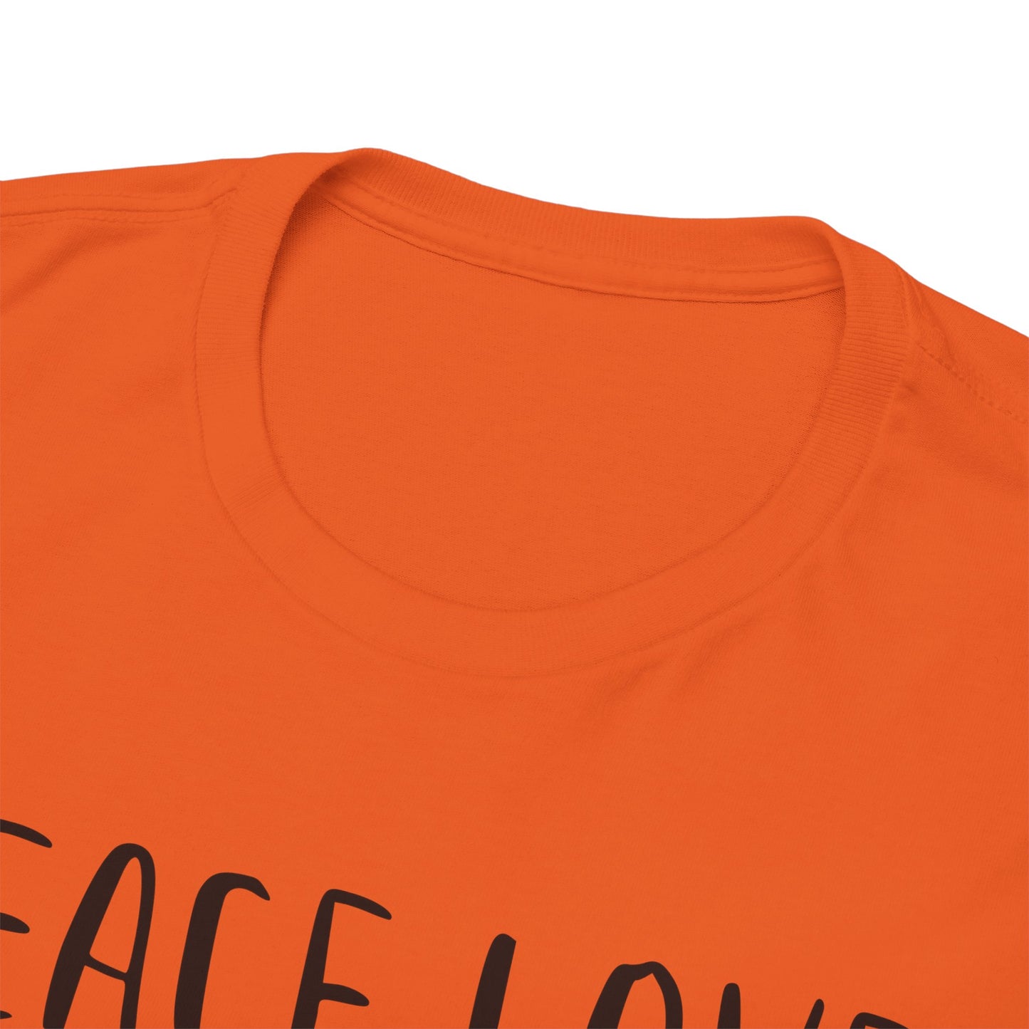 Autism Peace Love Inclusion Unisex Heavy Cotton Tee