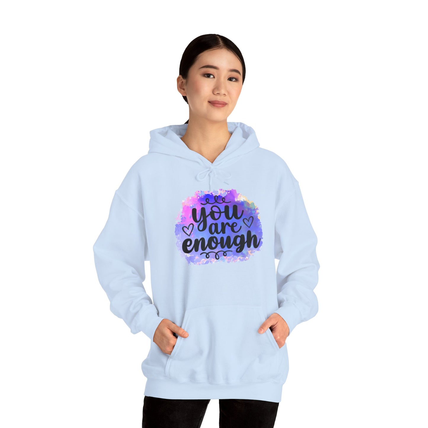 You are enough Unisex Heavy Blend™ Hooded Sweatshirt