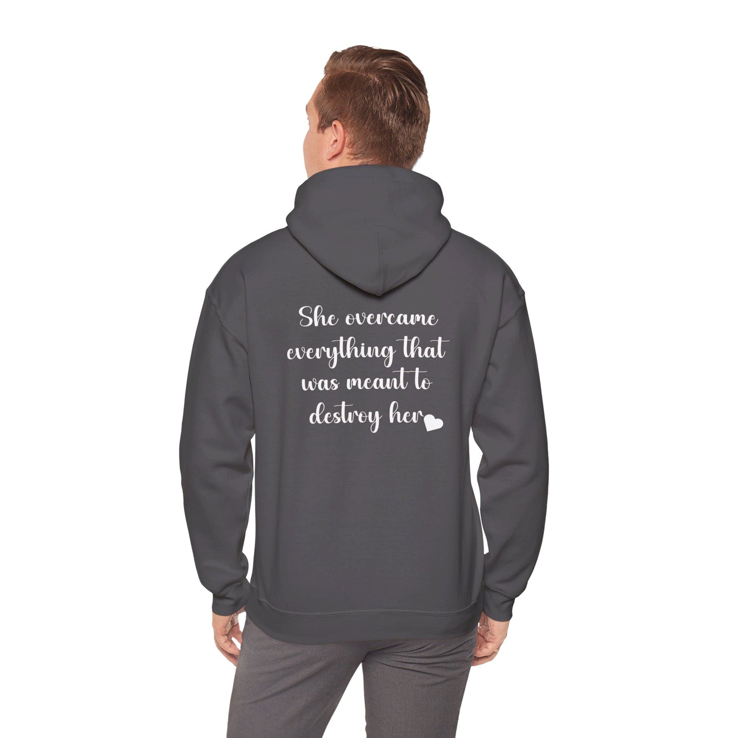 PowHERful double sided Unisex Heavy Blend™ Hooded Sweatshirt