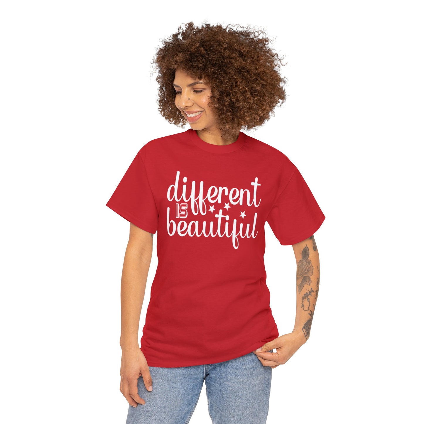 Different is Beautiful Unisex Heavy Cotton Tee