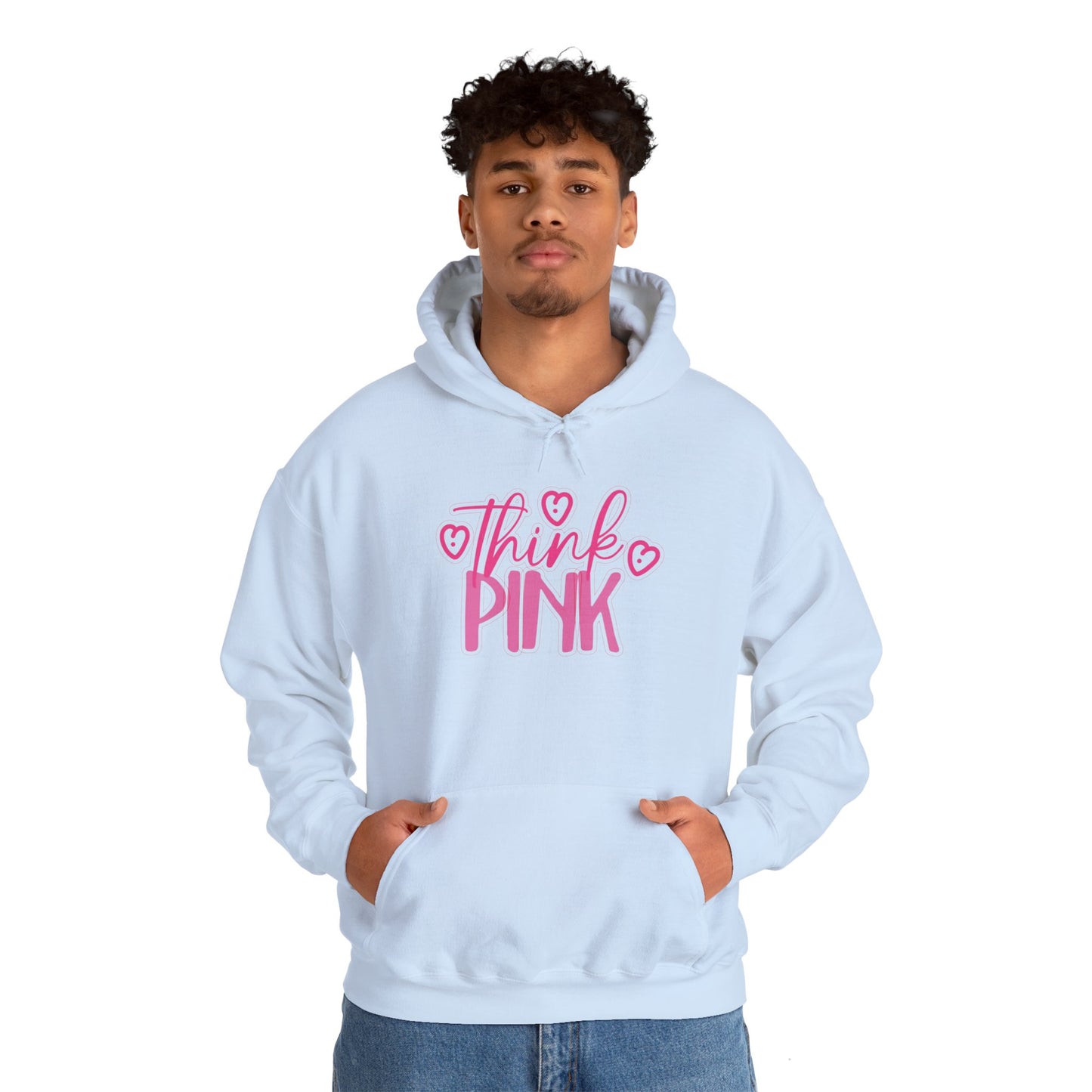 Think Pink Unisex Heavy Blend™ Hooded Sweatshirt