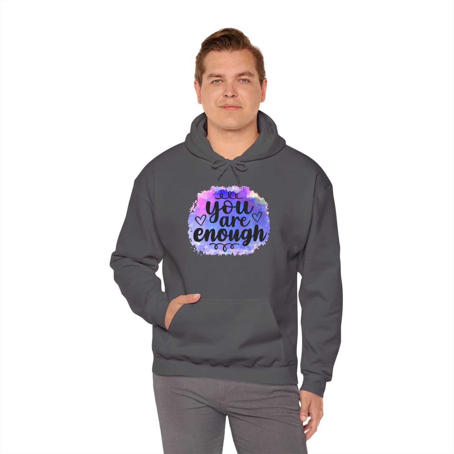 You are enough Unisex Heavy Blend™ Hooded Sweatshirt