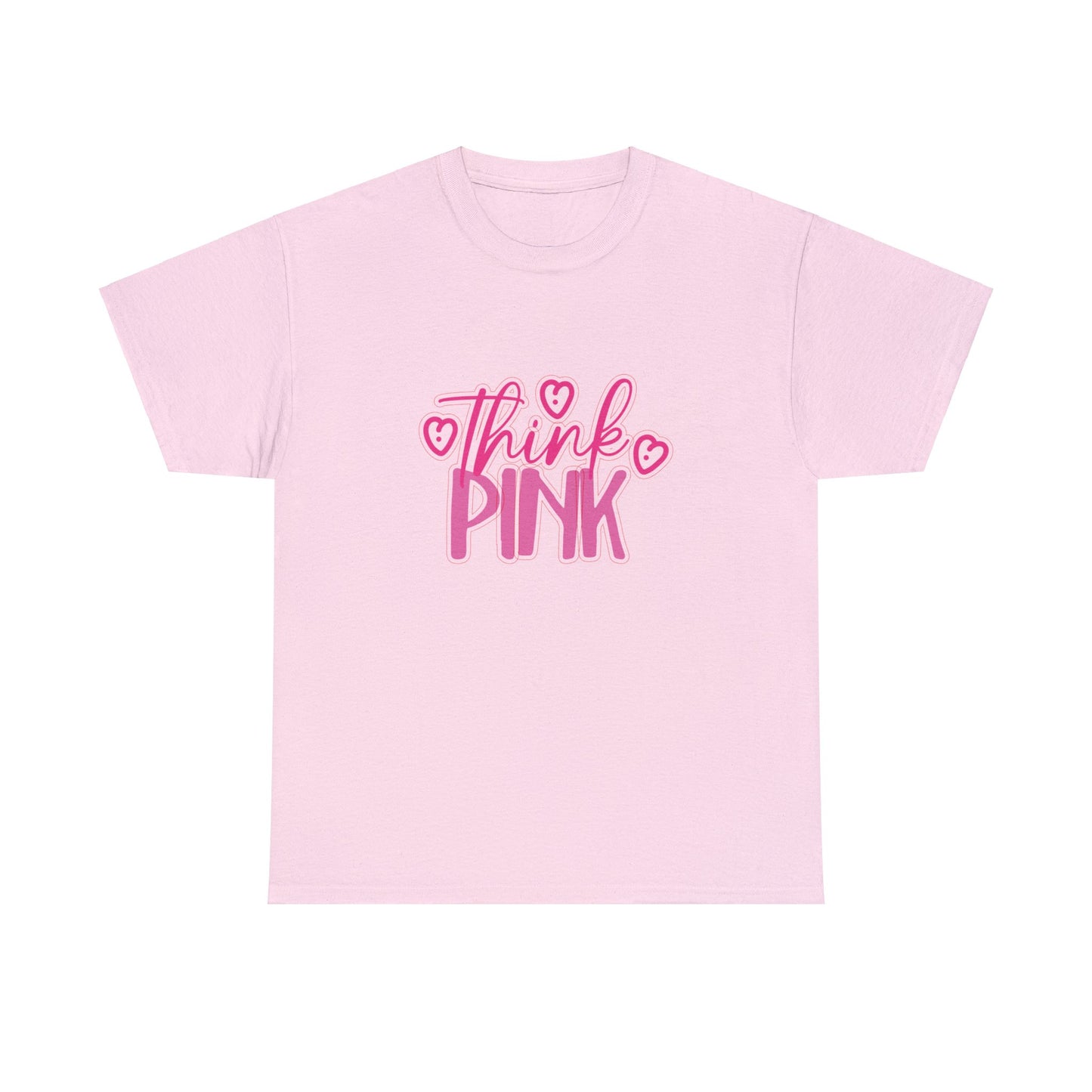 Think Pink Unisex Heavy Cotton Tee