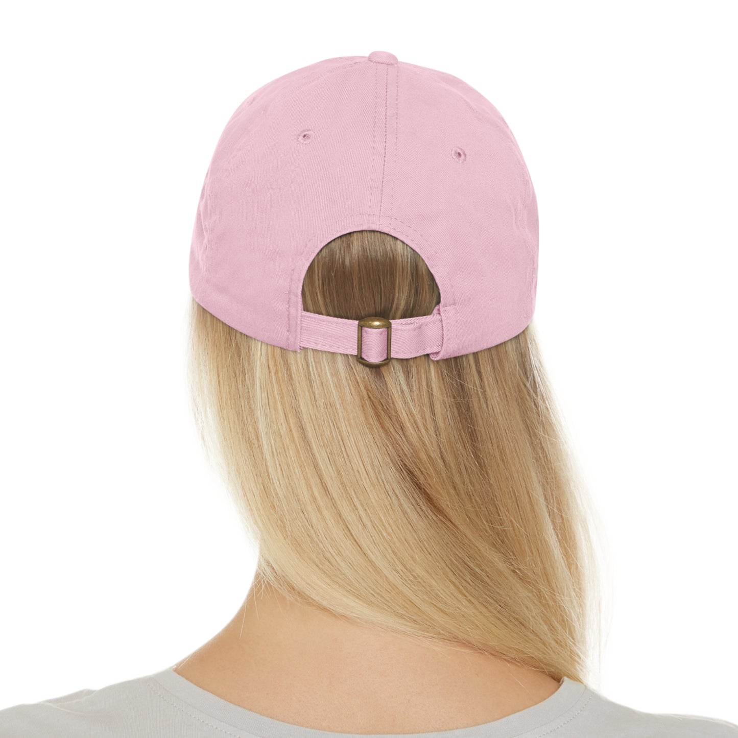 Support Squad Dad Hat with Leather Patch (Rectangle)