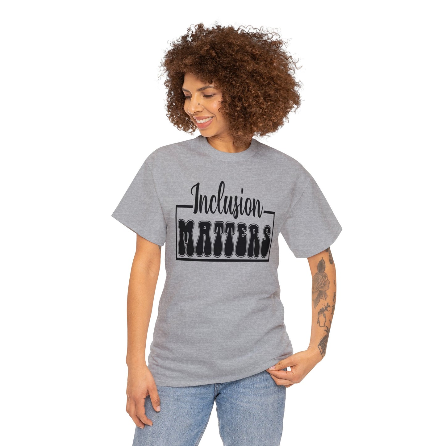 Inclusion Matters Unisex Heavy Cotton Tee