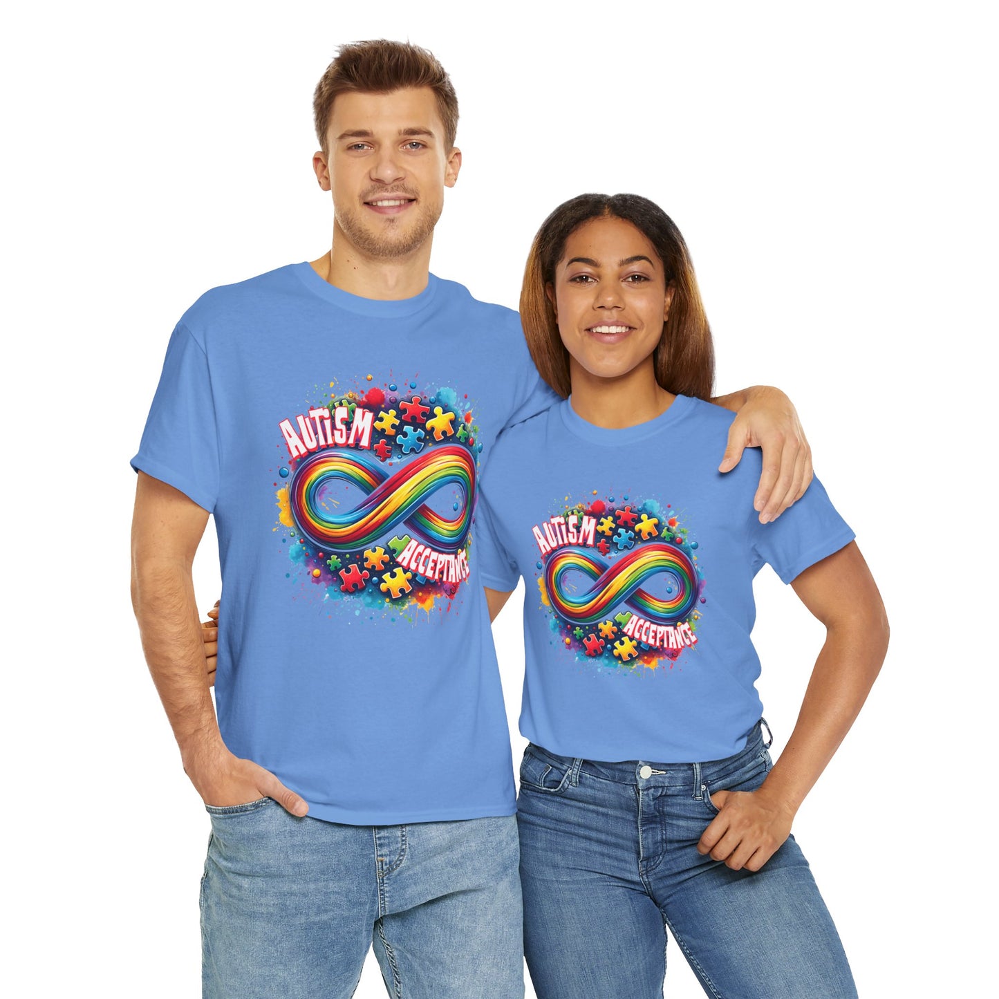 Autism Acceptance Unisex Heavy Cotton Tee