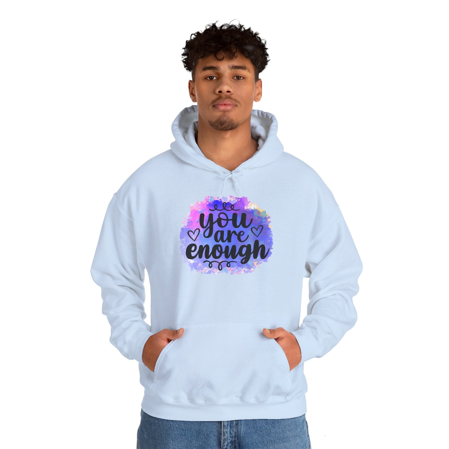 You are enough Unisex Heavy Blend™ Hooded Sweatshirt