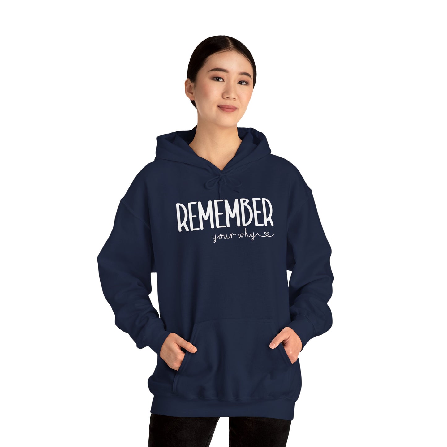 Remember your why Unisex Heavy Blend™ Hooded Sweatshirt