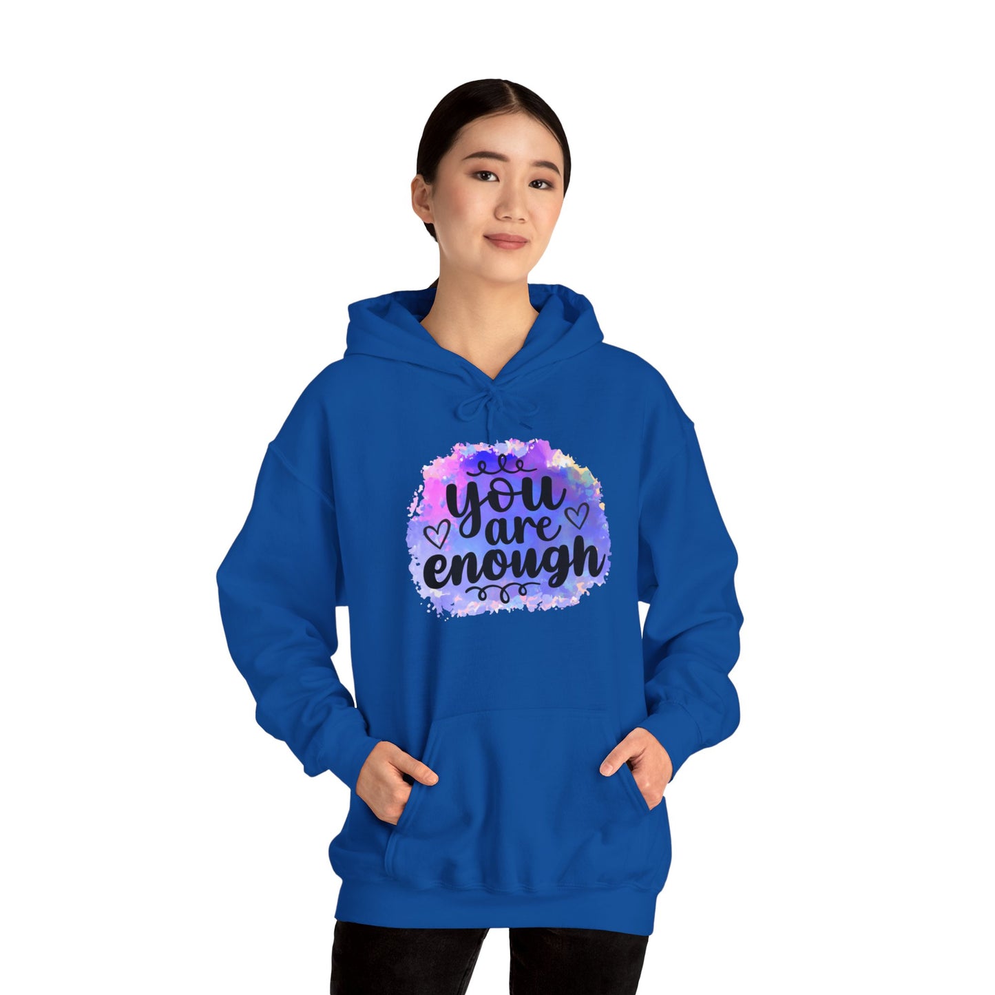 You are enough Unisex Heavy Blend™ Hooded Sweatshirt