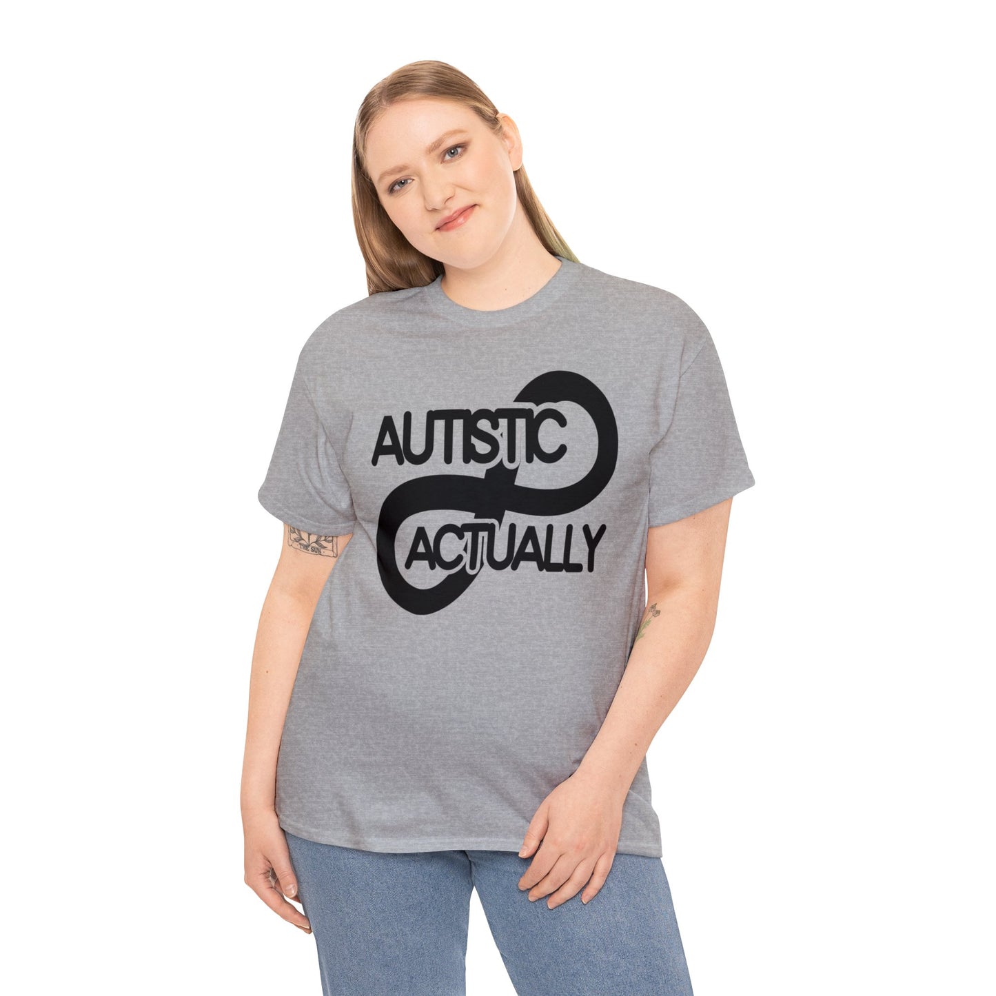 Actually Autistic Unisex Heavy Cotton Tee