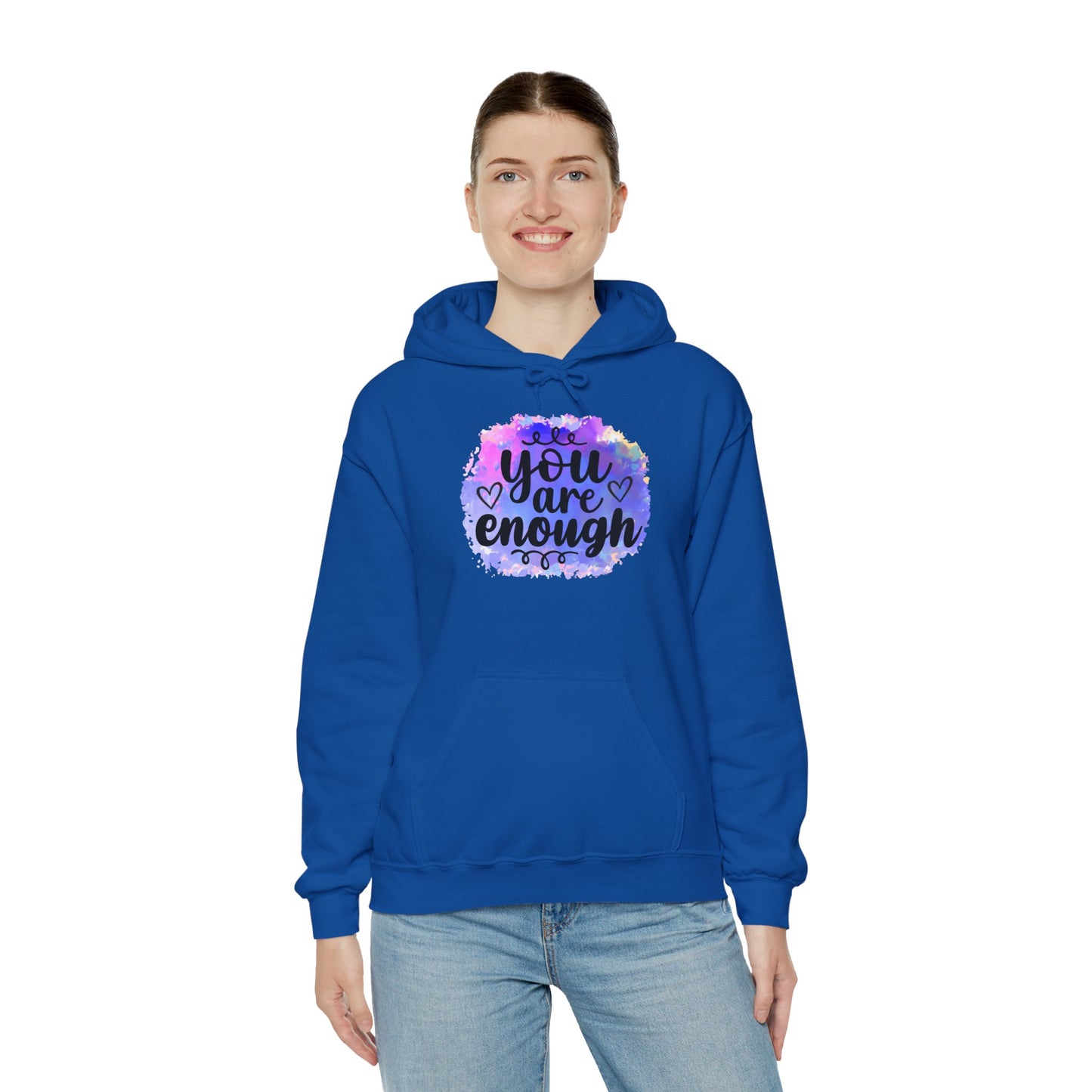 You are enough Unisex Heavy Blend™ Hooded Sweatshirt