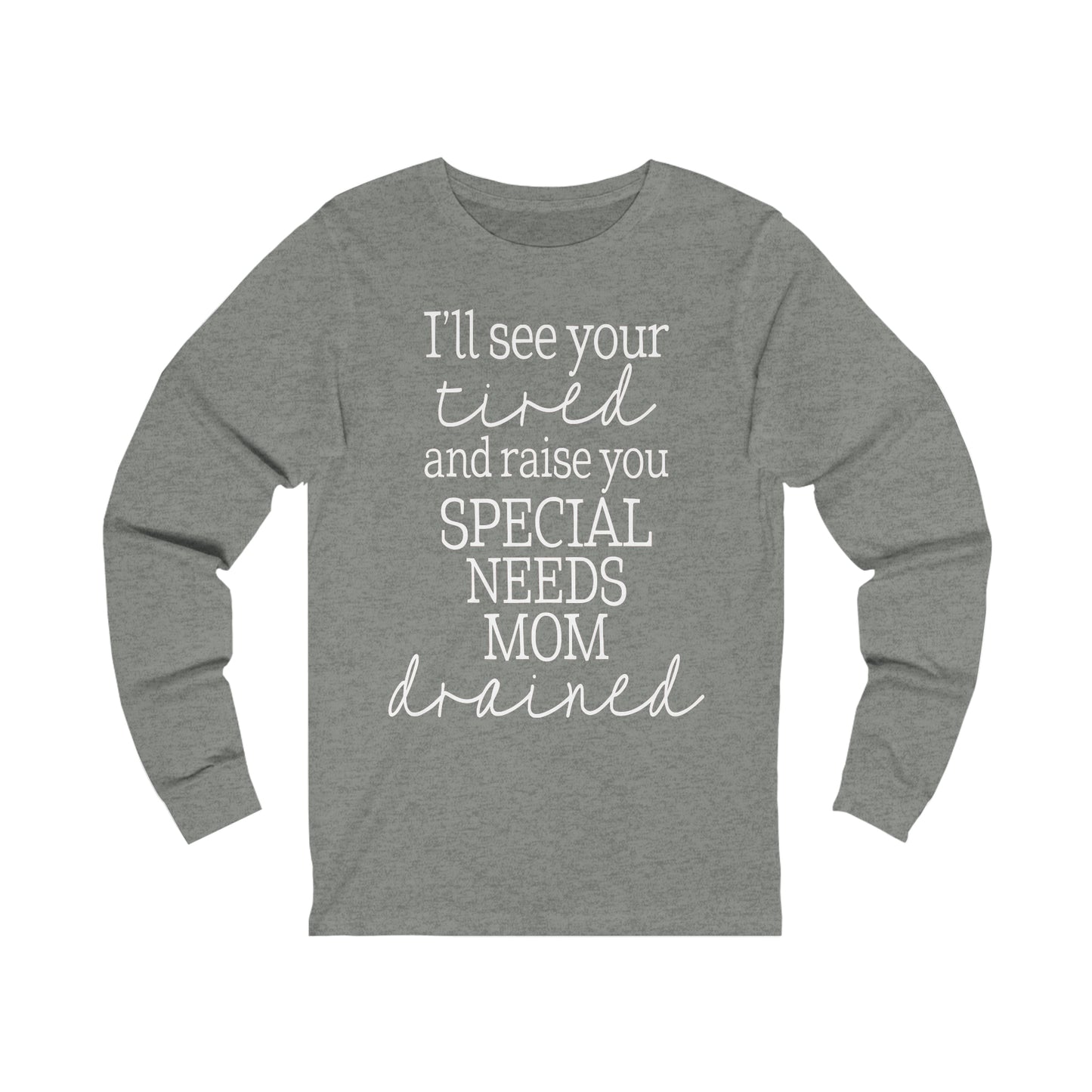 Special Needs Unisex Jersey Long Sleeve Tee