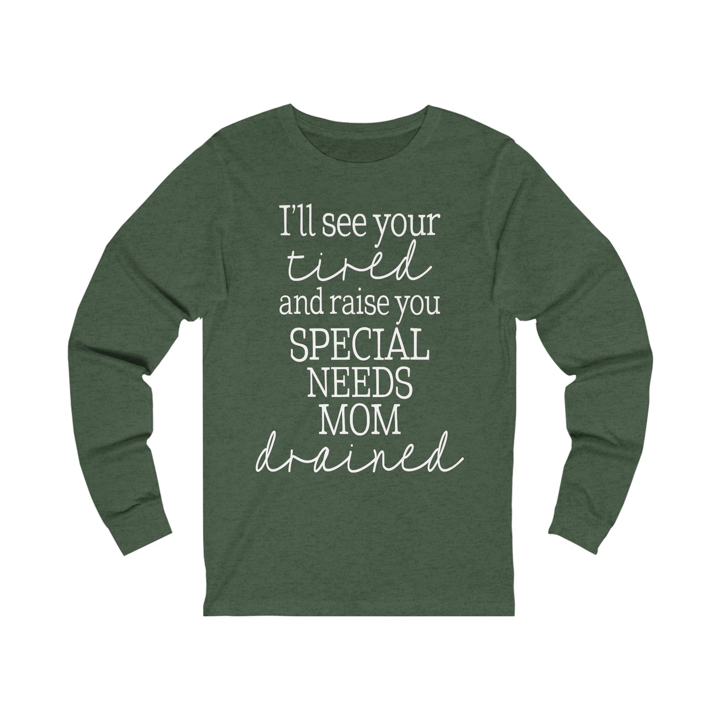 Special Needs Unisex Jersey Long Sleeve Tee