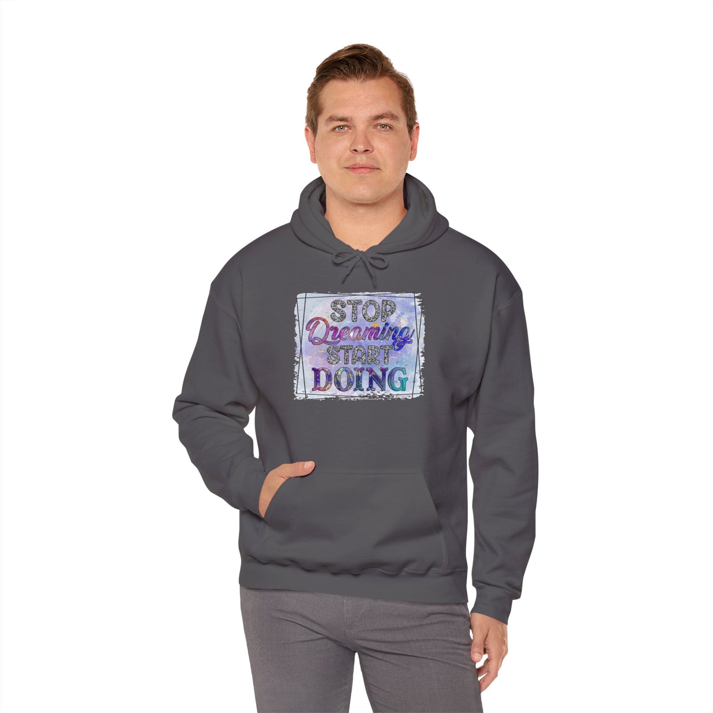 Stop Dreaming Unisex Heavy Blend™ Hooded Sweatshirt