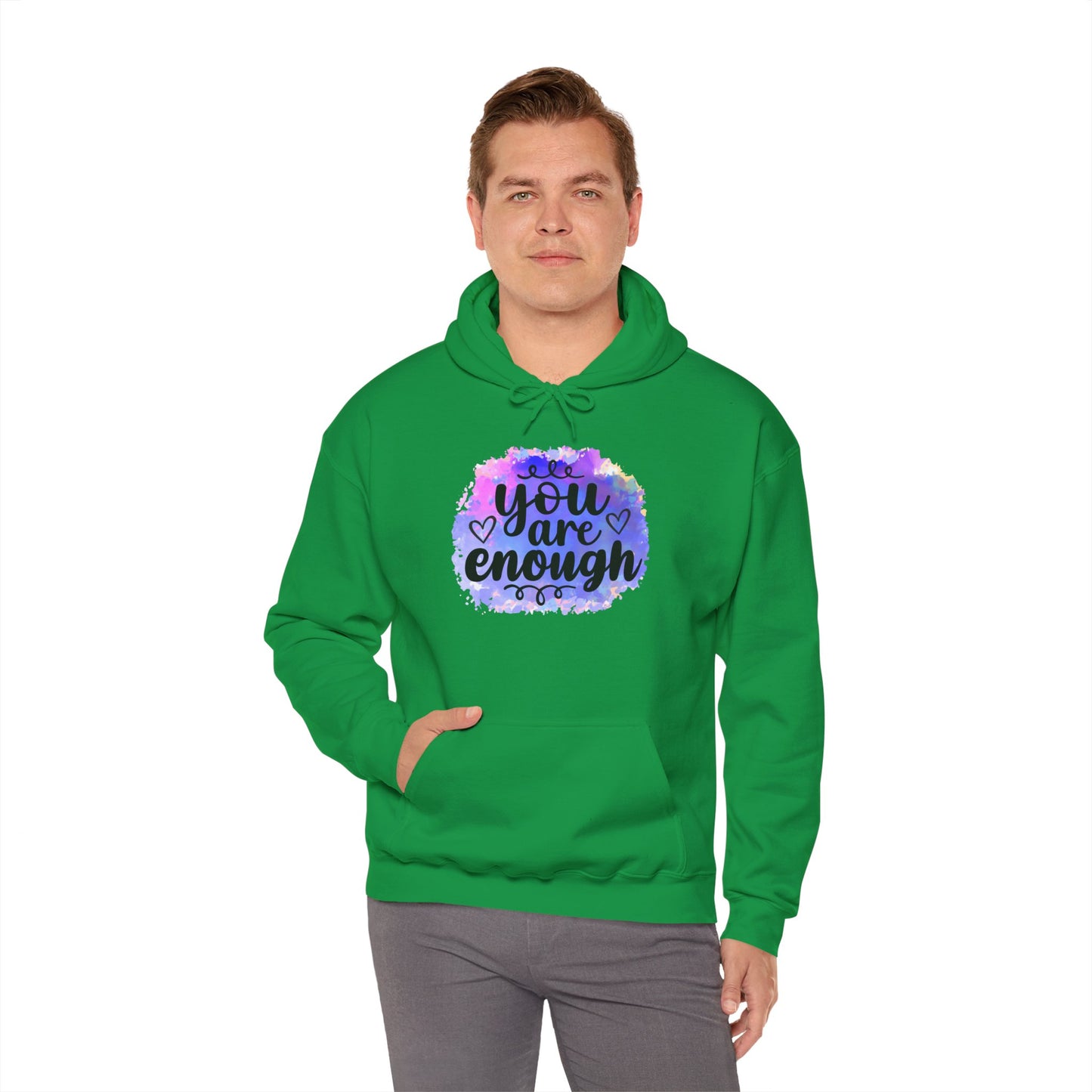 You are enough Unisex Heavy Blend™ Hooded Sweatshirt