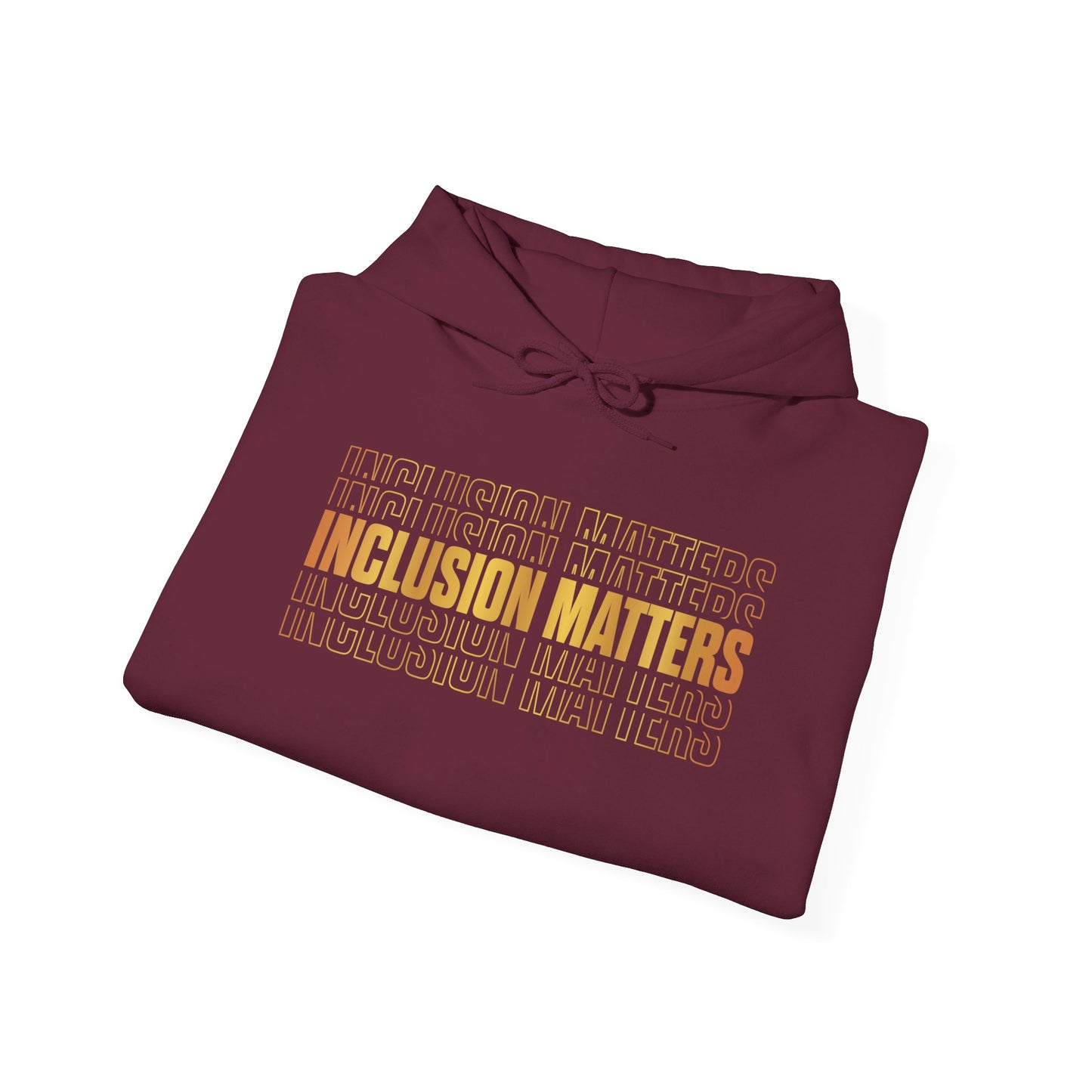 Inclusion Matters Gold Unisex Heavy Blend™ Hooded Sweatshirt