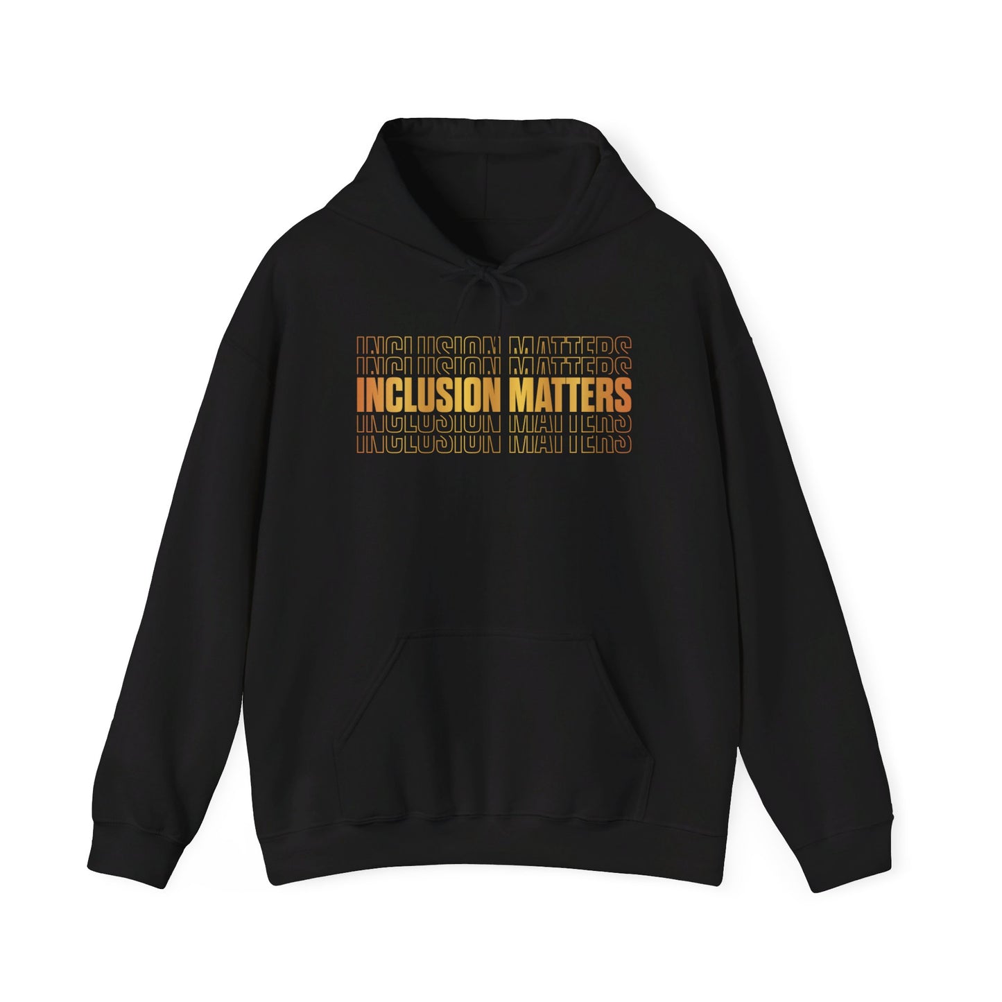 Inclusion Matters Gold Unisex Heavy Blend™ Hooded Sweatshirt