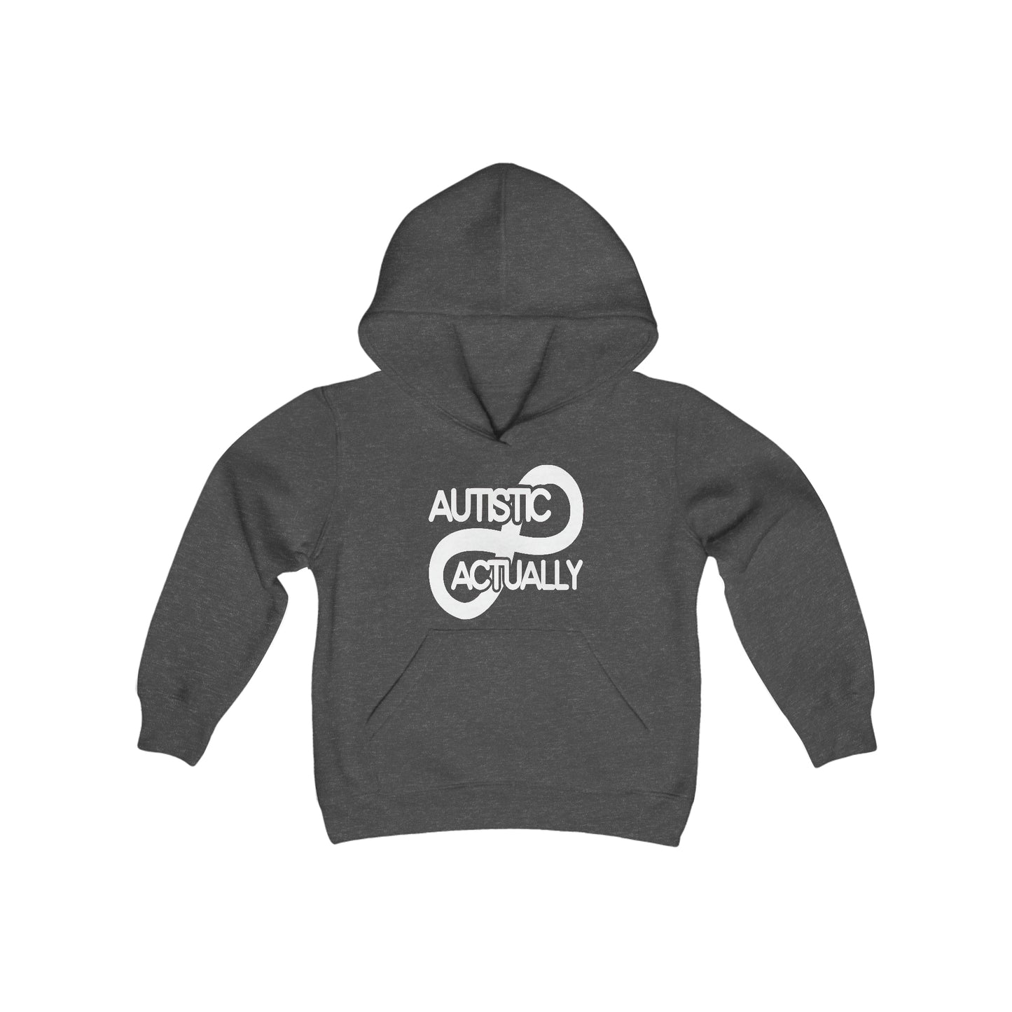 Actually Autistic Youth Heavy Blend Hooded Sweatshirt