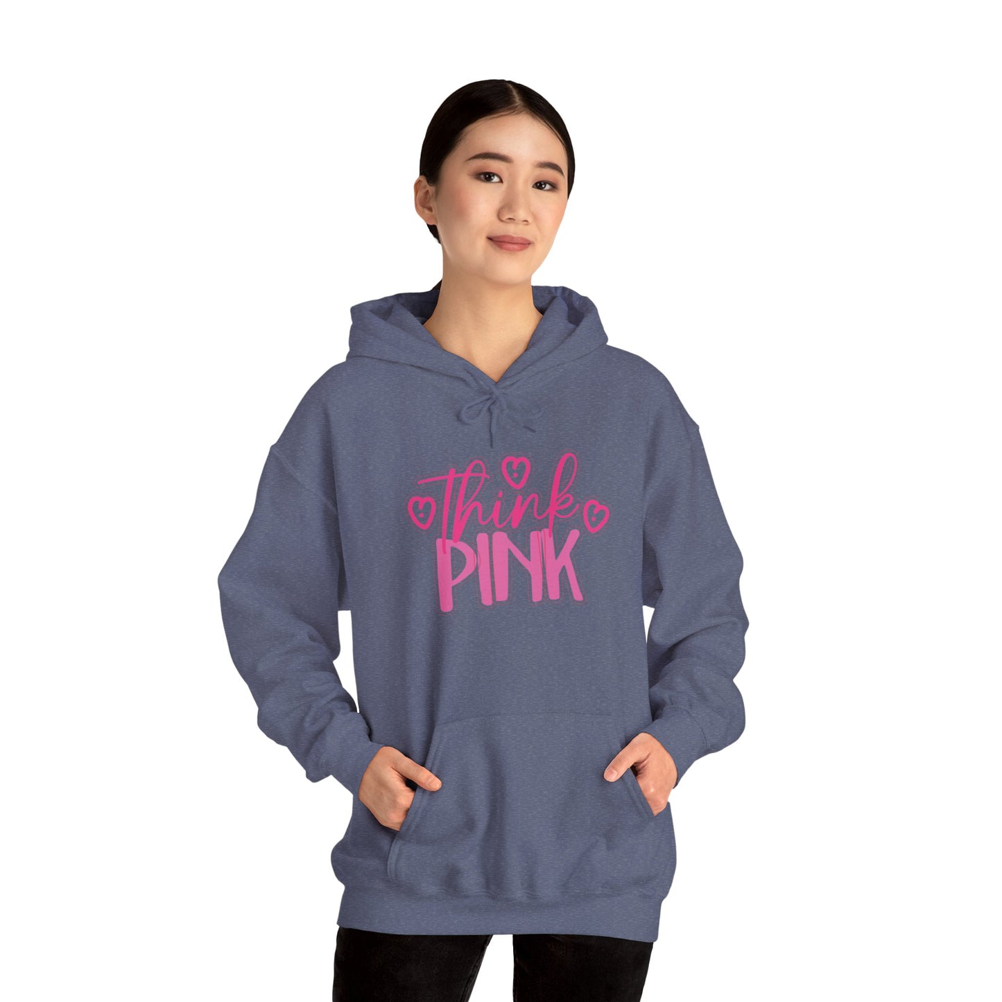 Think Pink Unisex Heavy Blend™ Hooded Sweatshirt