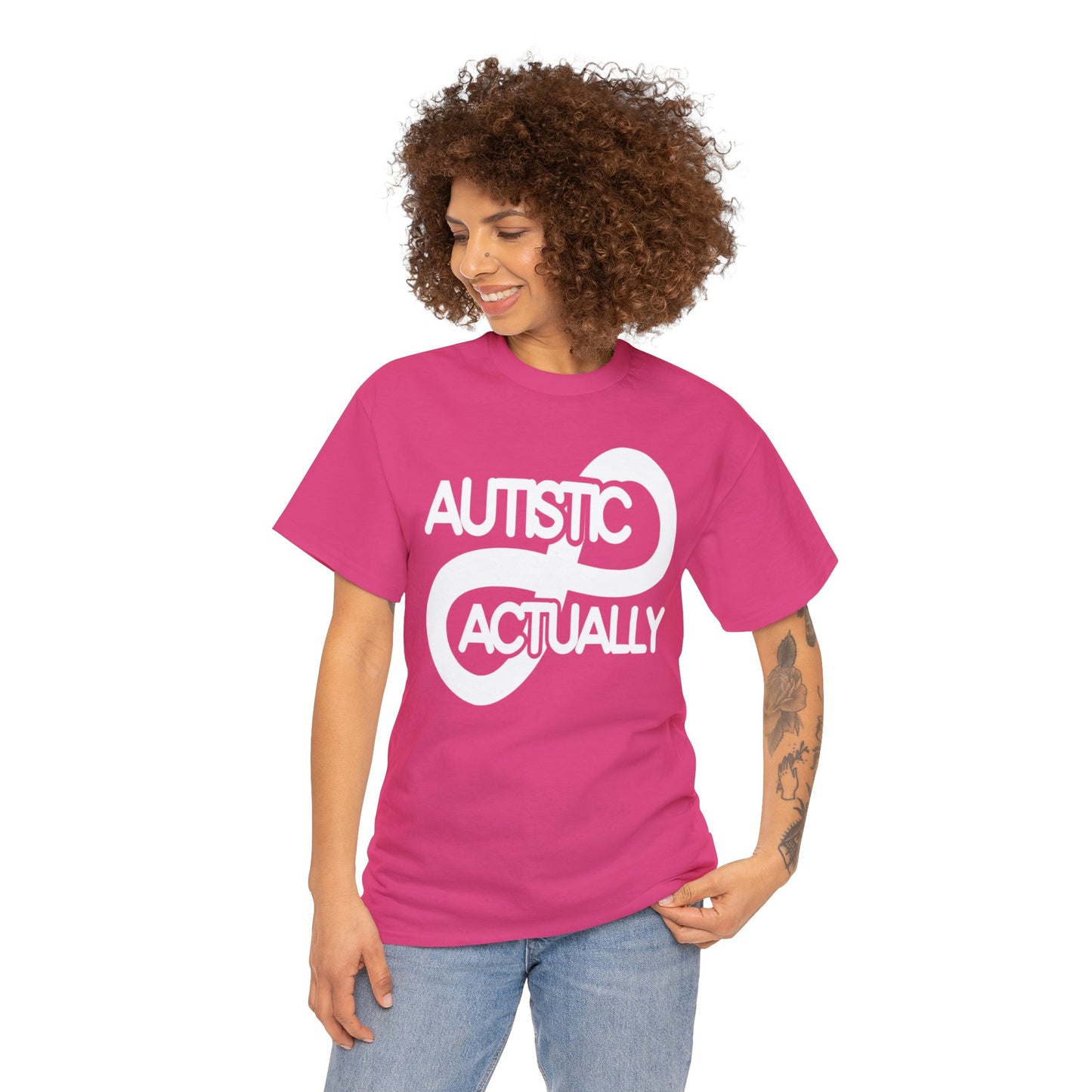 Actually Autistic Unisex Heavy Cotton Tee