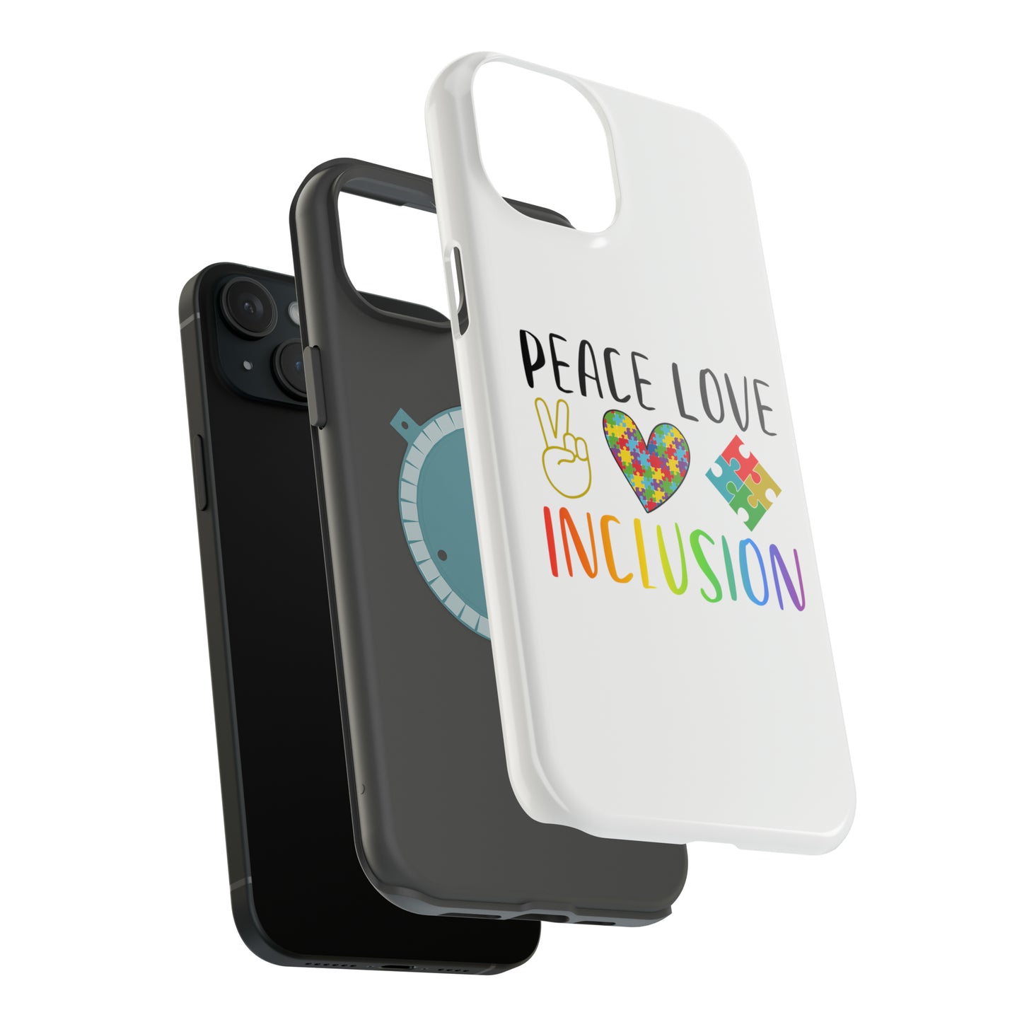 Autism Peace Love Inclusion MagSafe Tough Cases