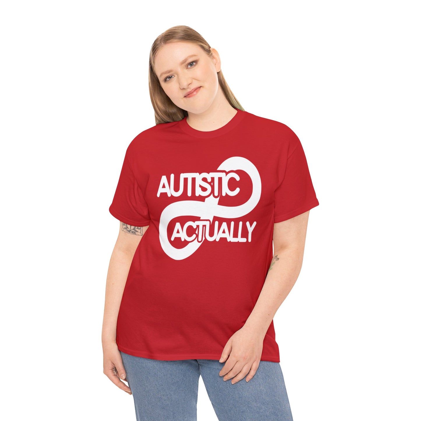 Actually Autistic Unisex Heavy Cotton Tee