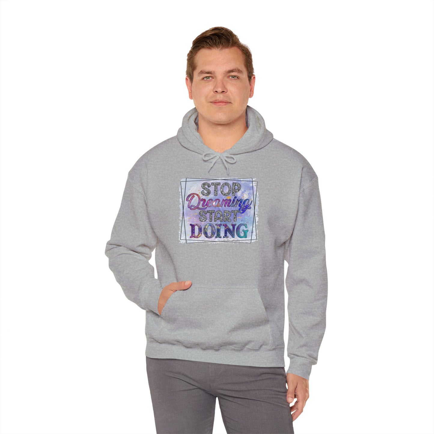 Stop Dreaming Unisex Heavy Blend™ Hooded Sweatshirt