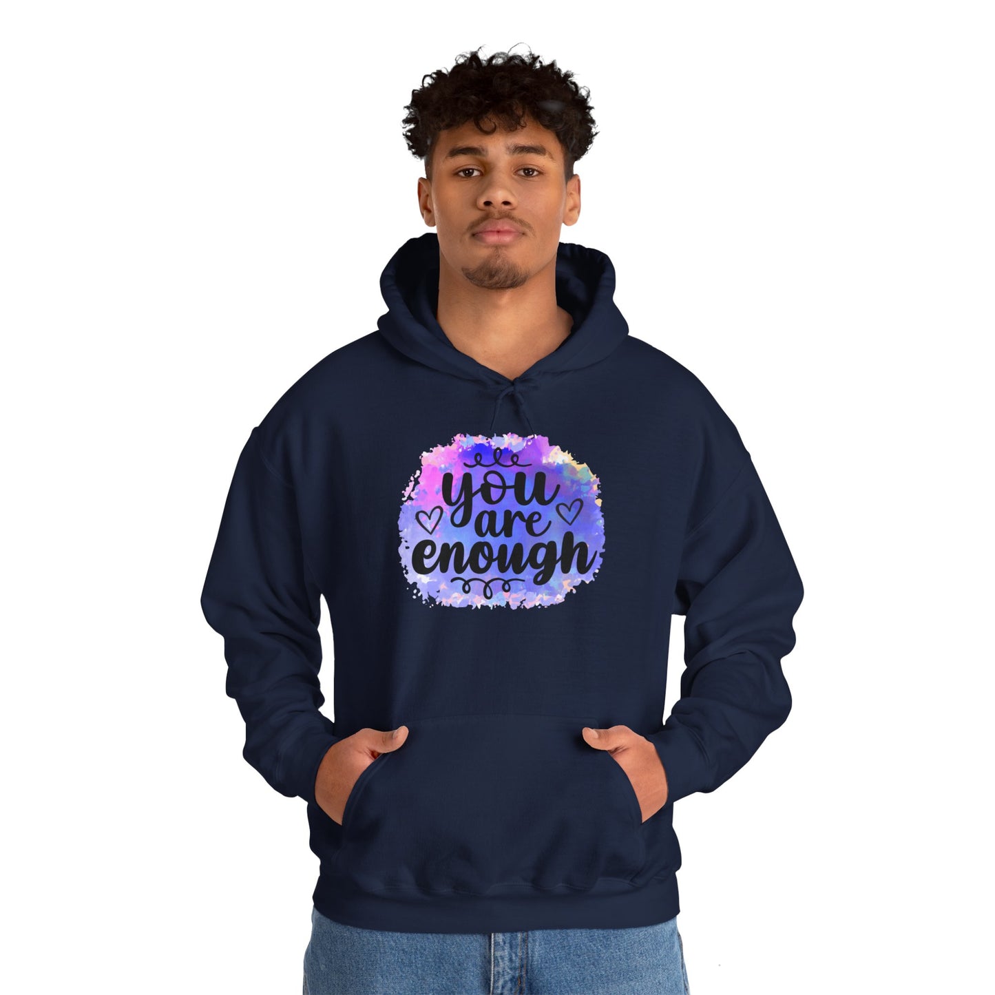 You are enough Unisex Heavy Blend™ Hooded Sweatshirt