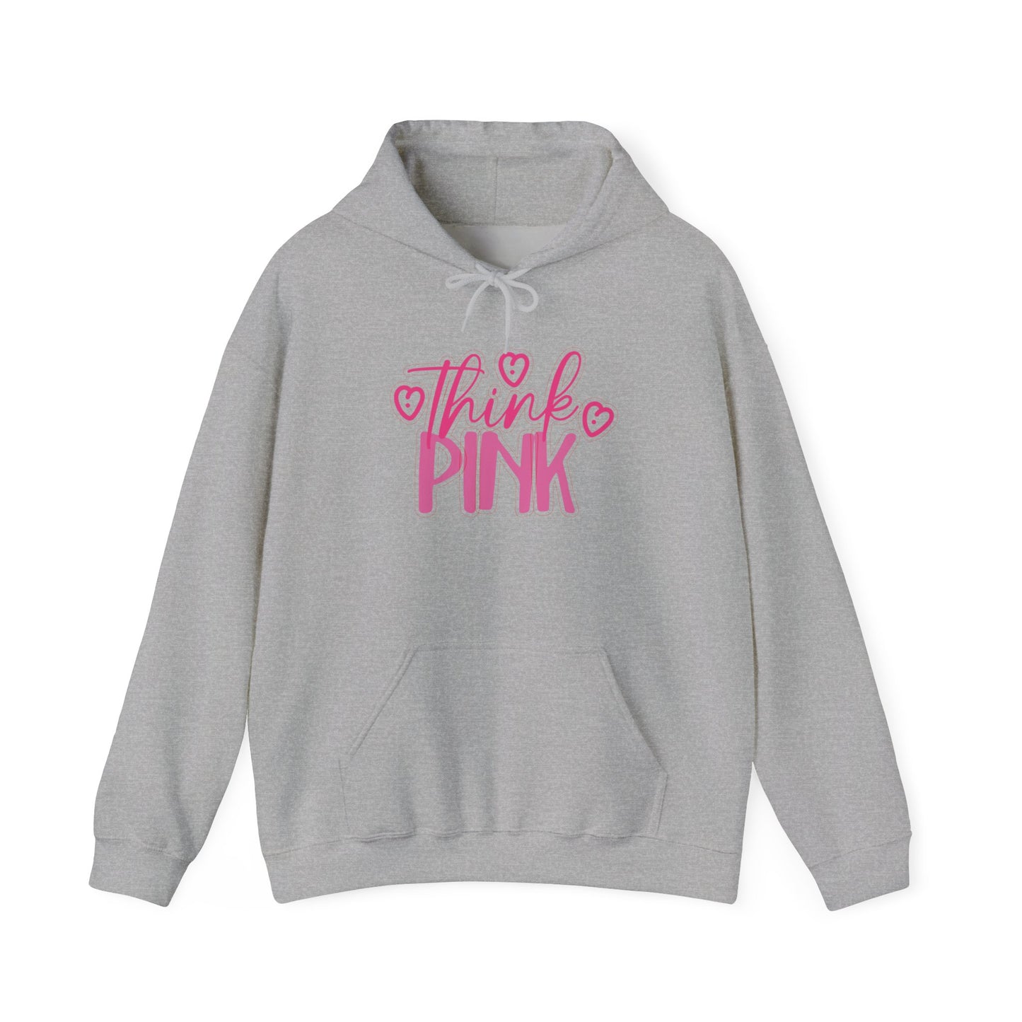 Think Pink Unisex Heavy Blend™ Hooded Sweatshirt