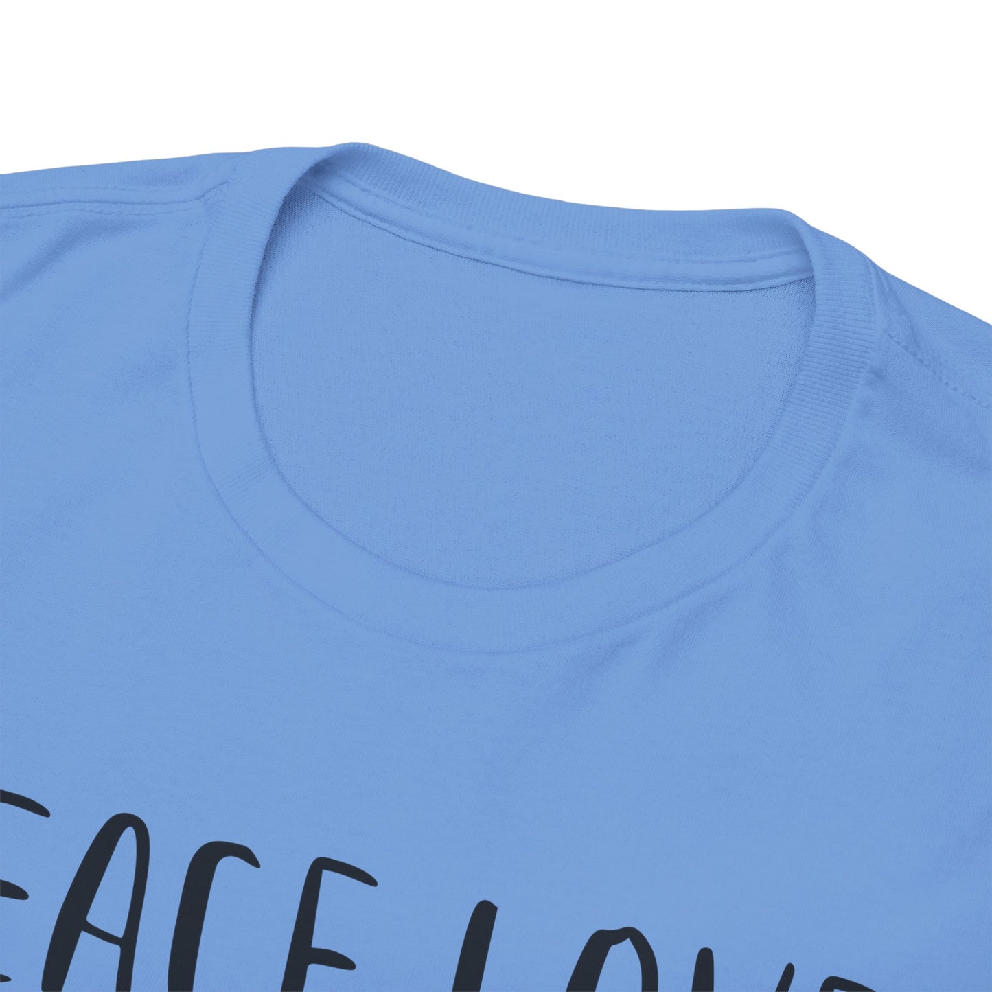 Autism Peace Love Inclusion Unisex Heavy Cotton Tee