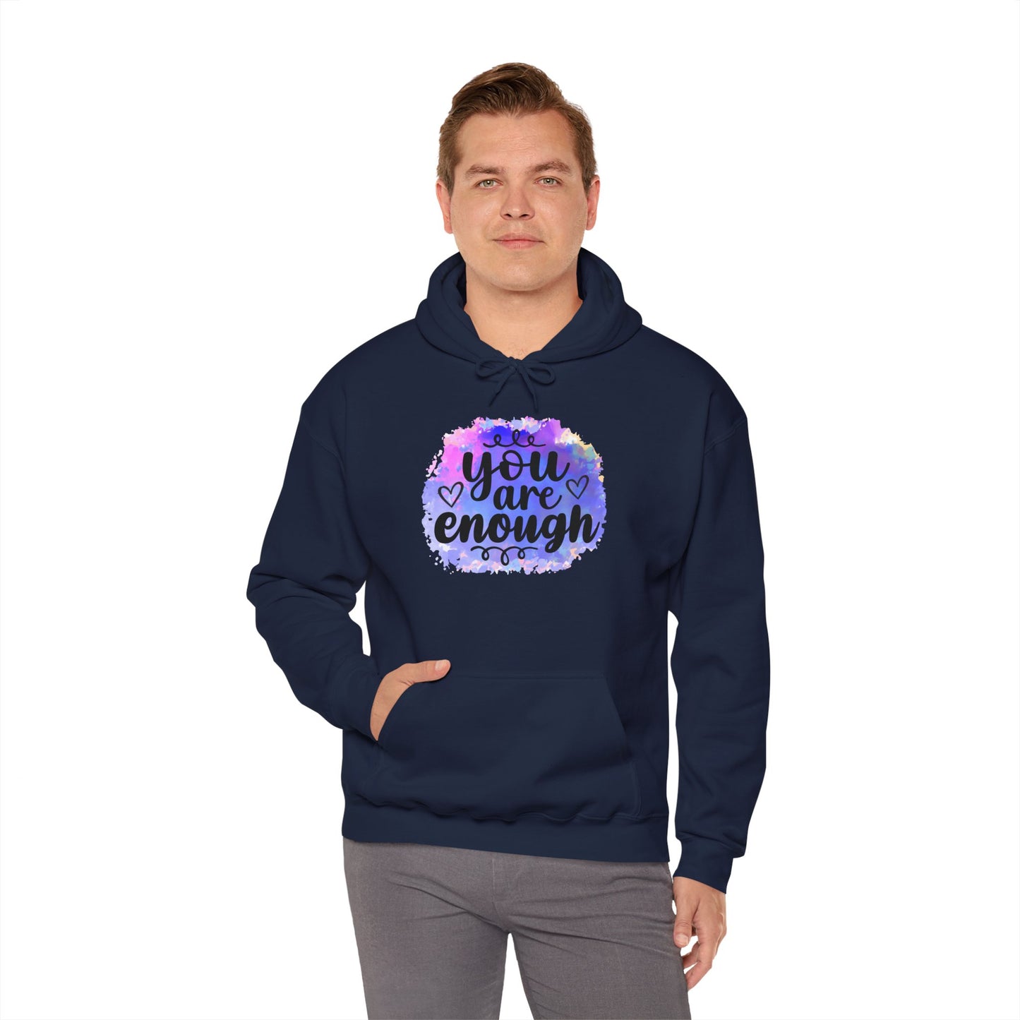 You are enough Unisex Heavy Blend™ Hooded Sweatshirt