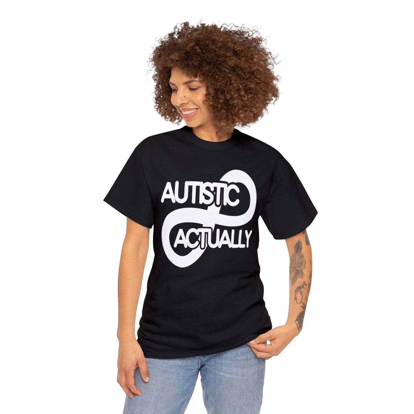 Actually Autistic Unisex Heavy Cotton Tee