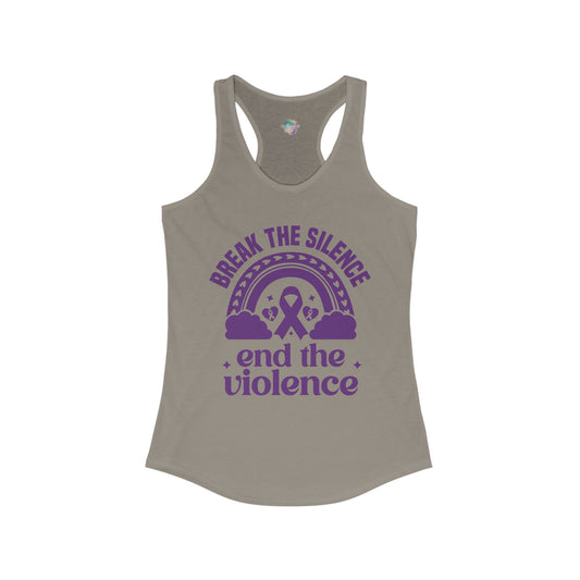 Break the Silence Women's Ideal Racerback Tank