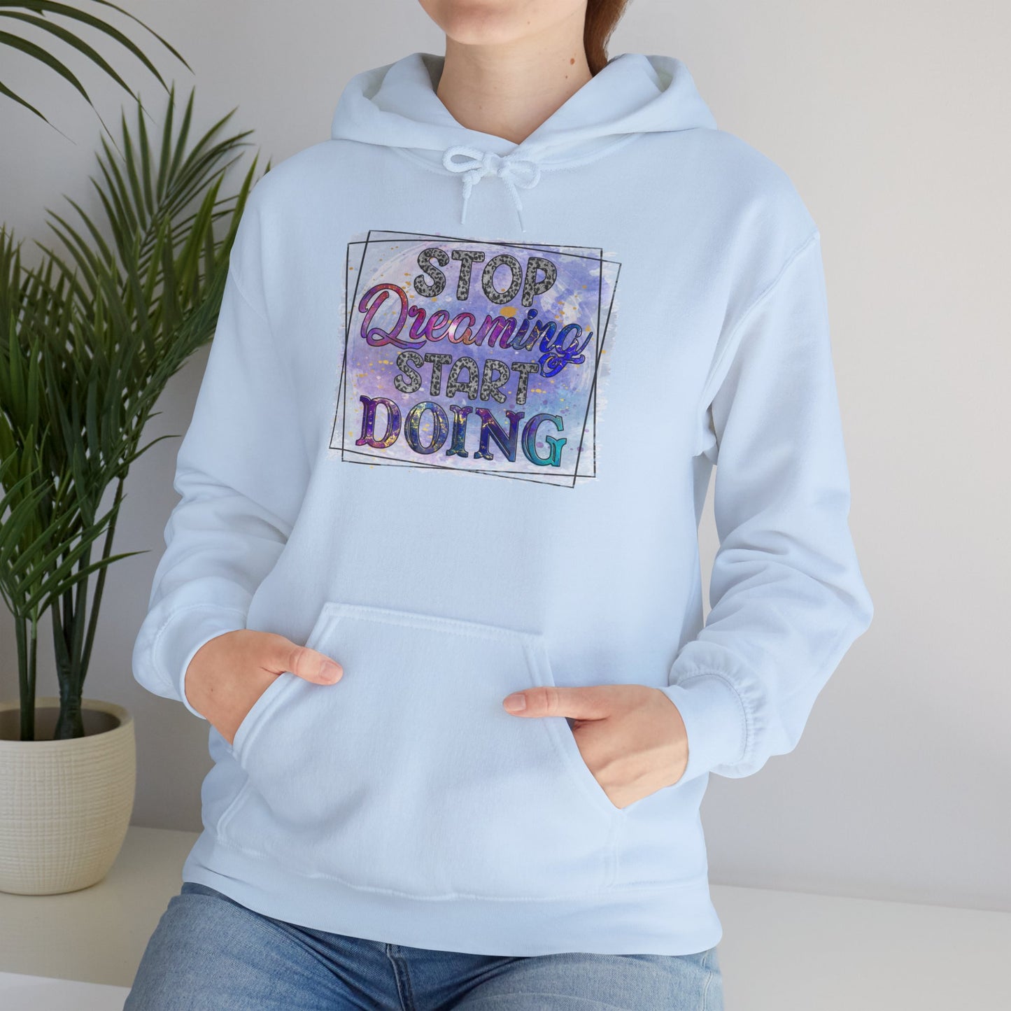 Stop Dreaming Unisex Heavy Blend™ Hooded Sweatshirt