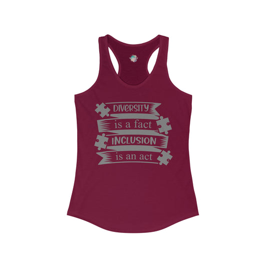 Inclusion Act Women's Ideal Racerback Tank