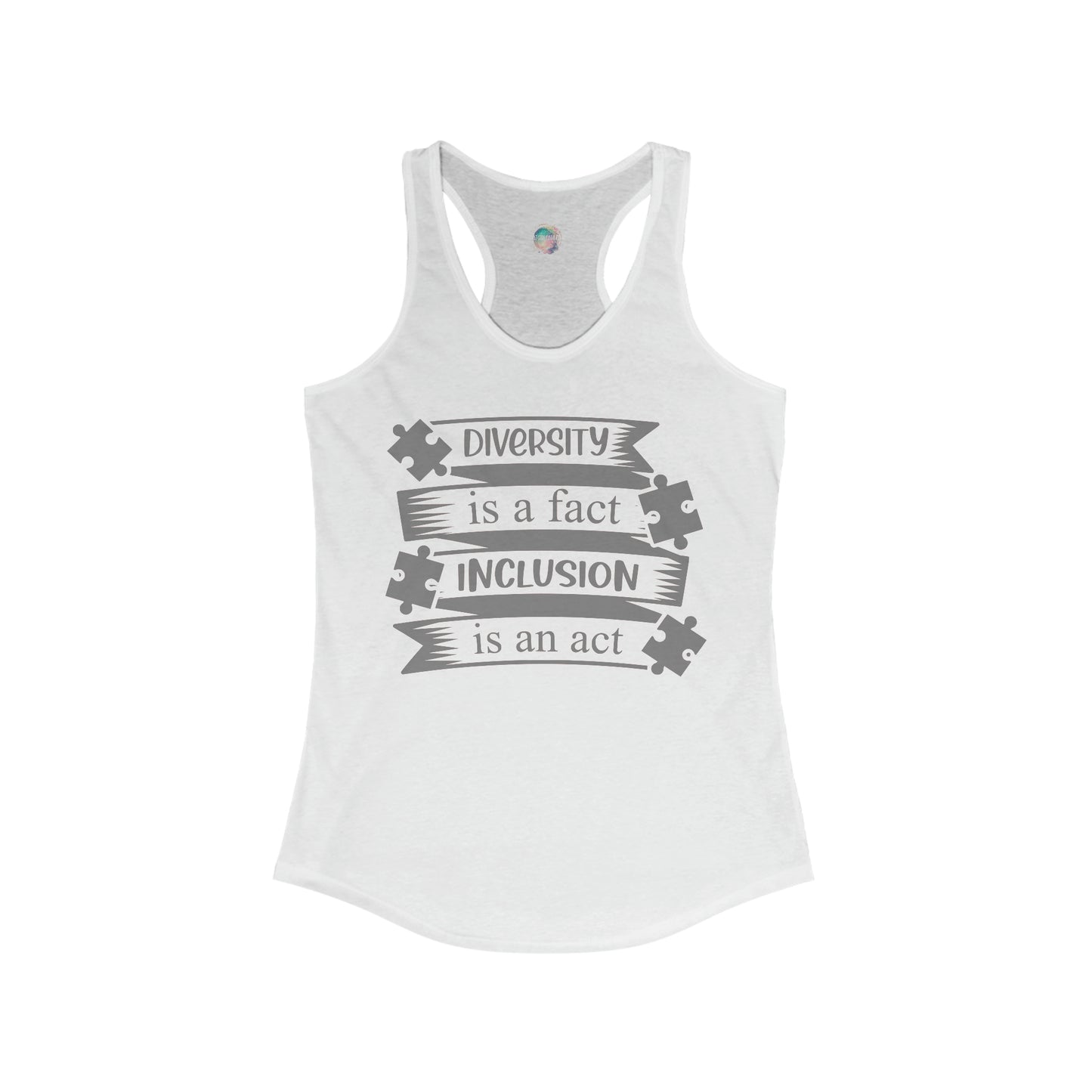 Inclusion Act Women's Ideal Racerback Tank