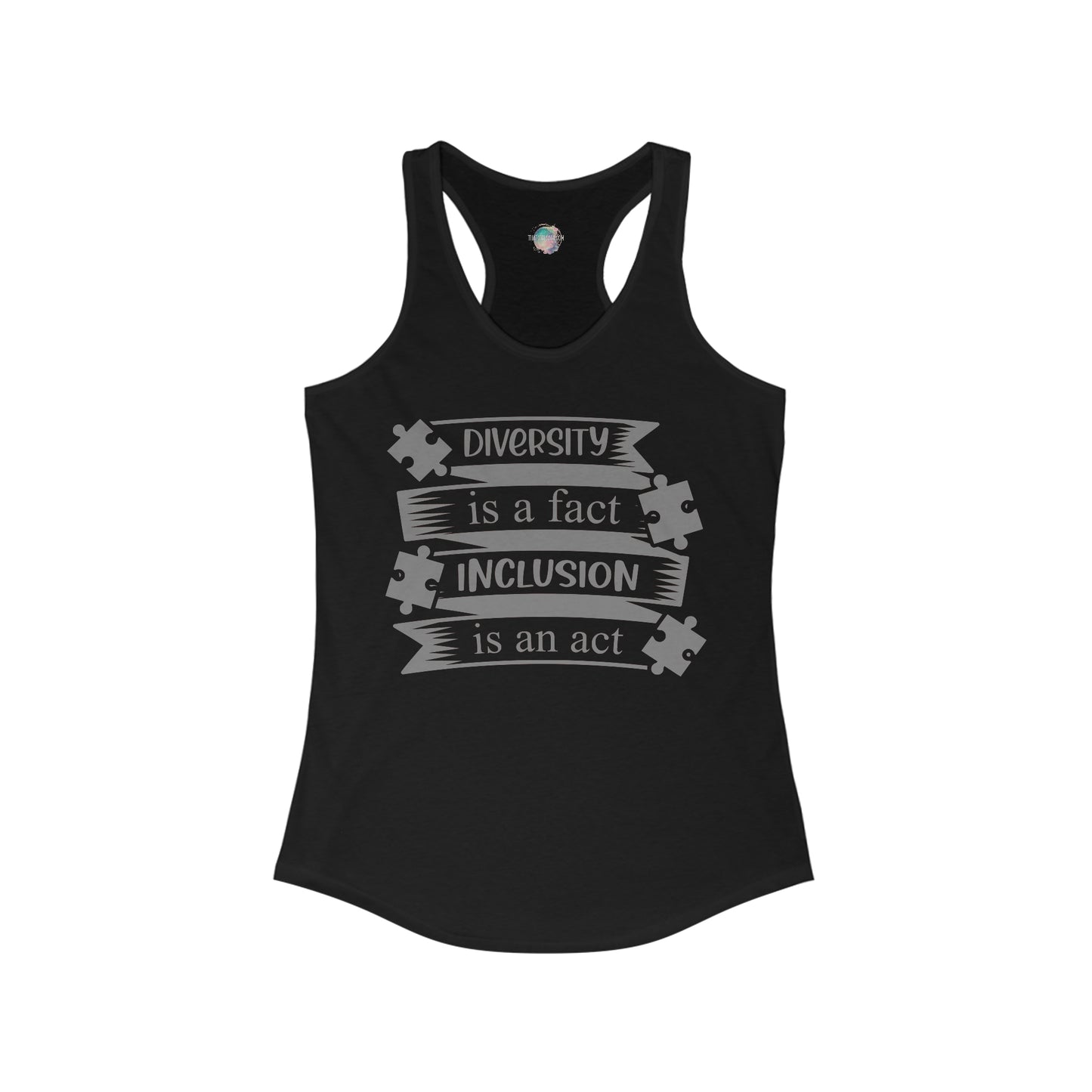 Inclusion Act Women's Ideal Racerback Tank